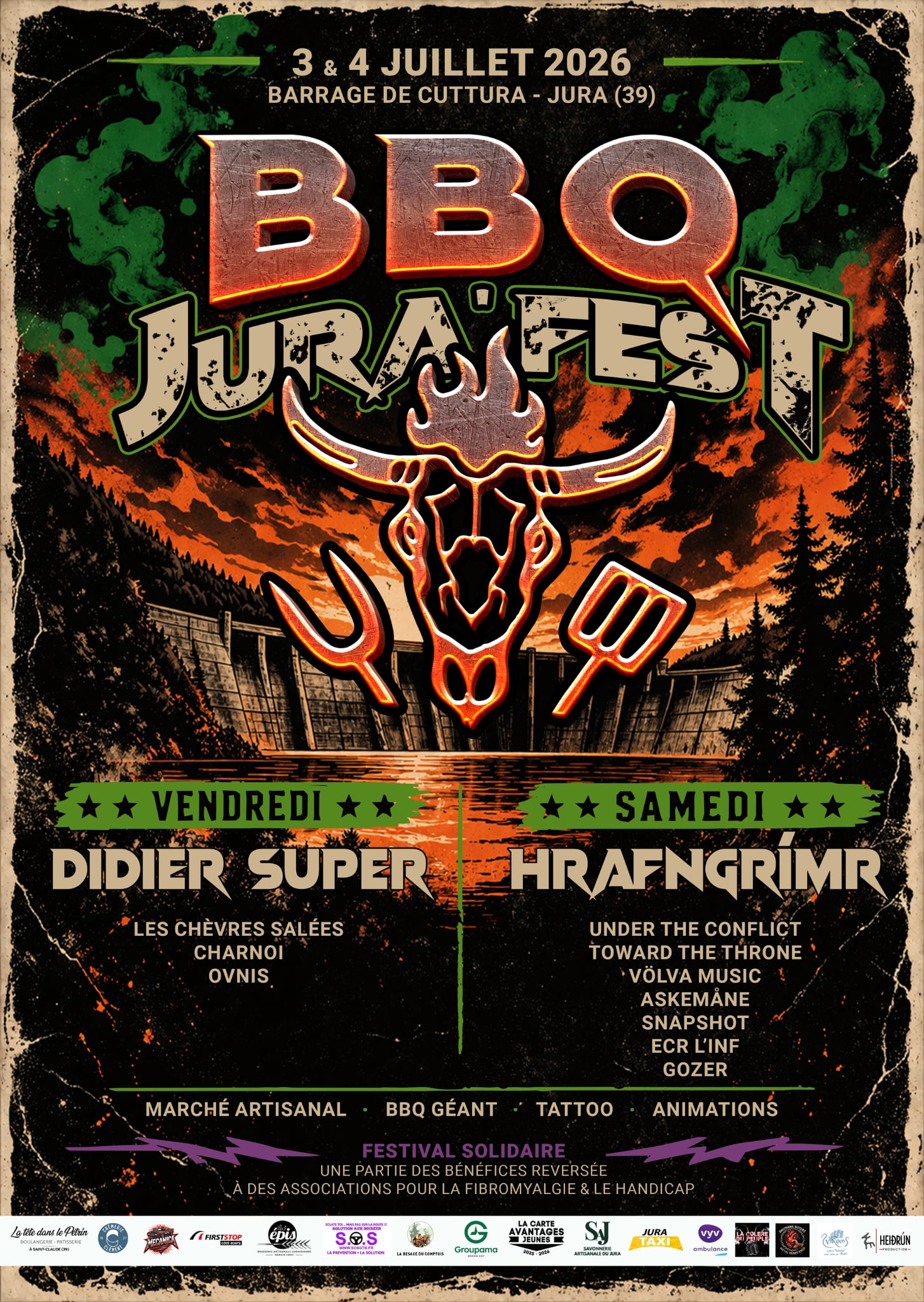 BBQ JURA'FEST - 3e édition — visuel événement