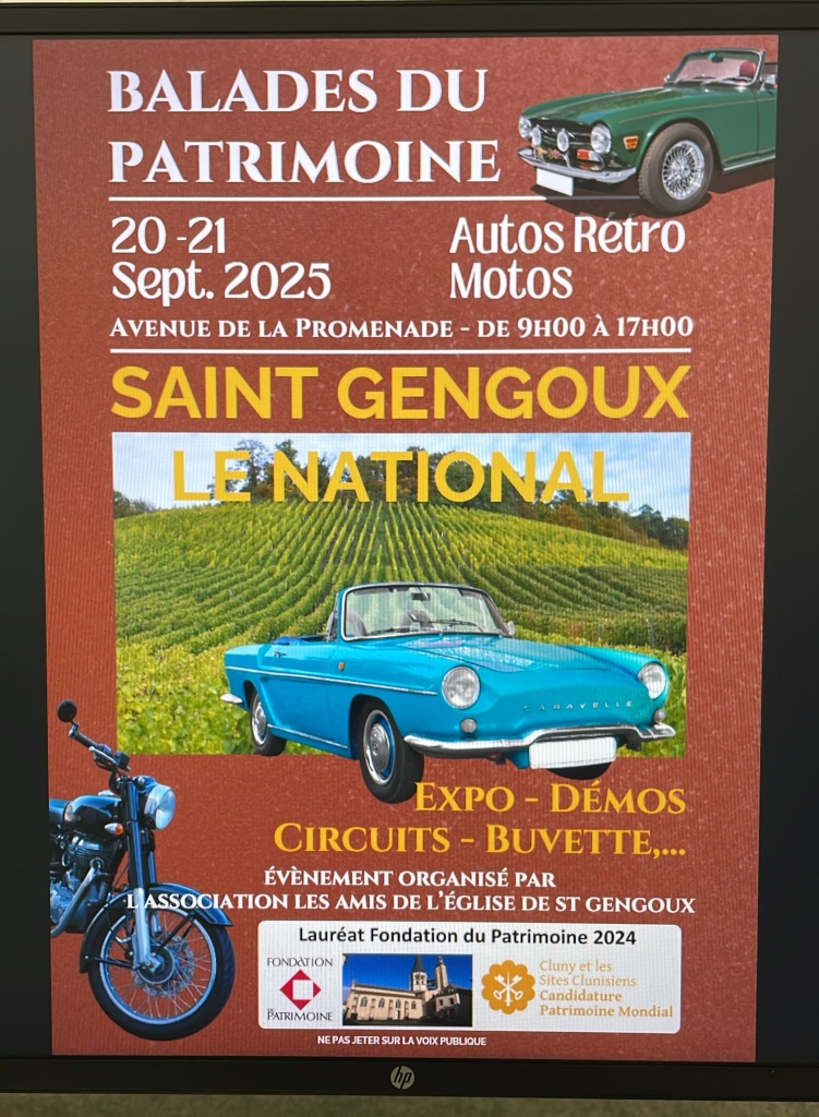 Affiche Balades du Patrimoine 2025