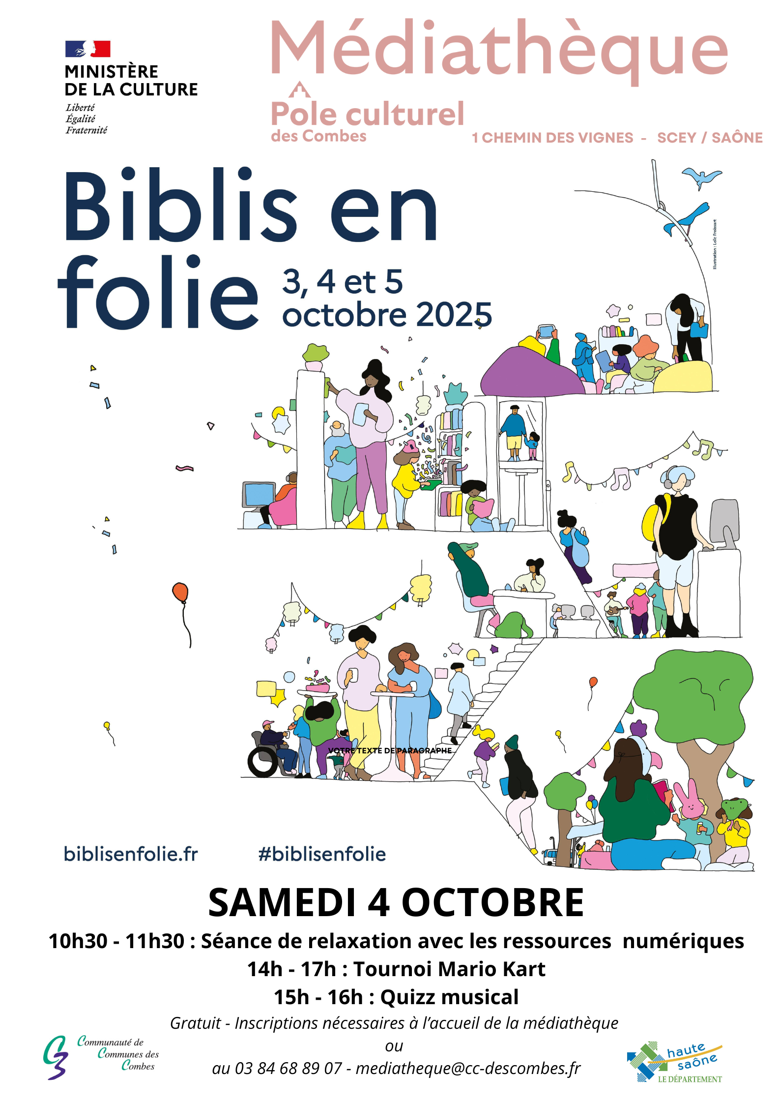 Affiche Bib en folie