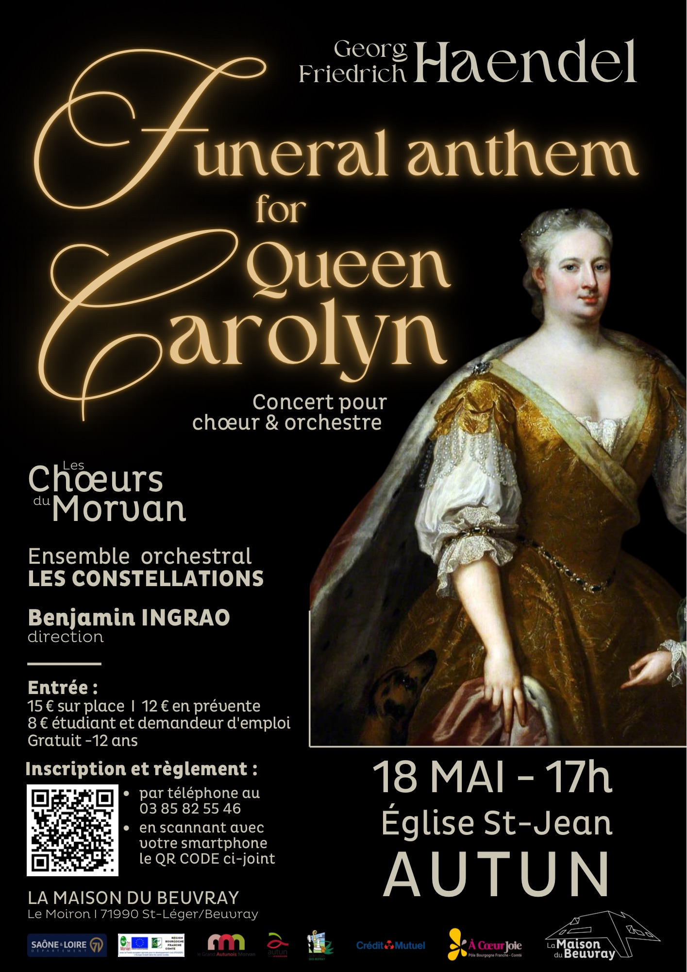 Affiche CONCERT HAENDEL AUTUN