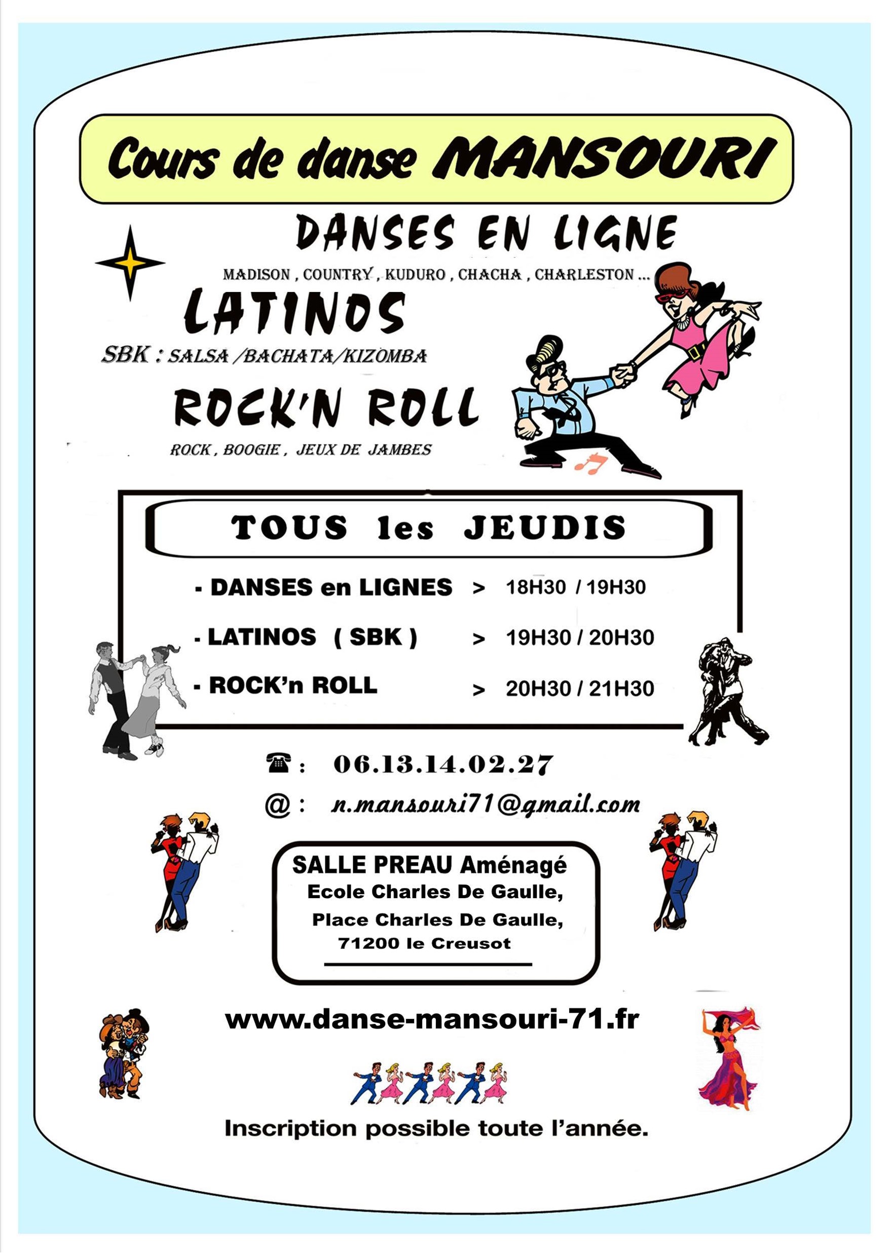 Cours de danse
