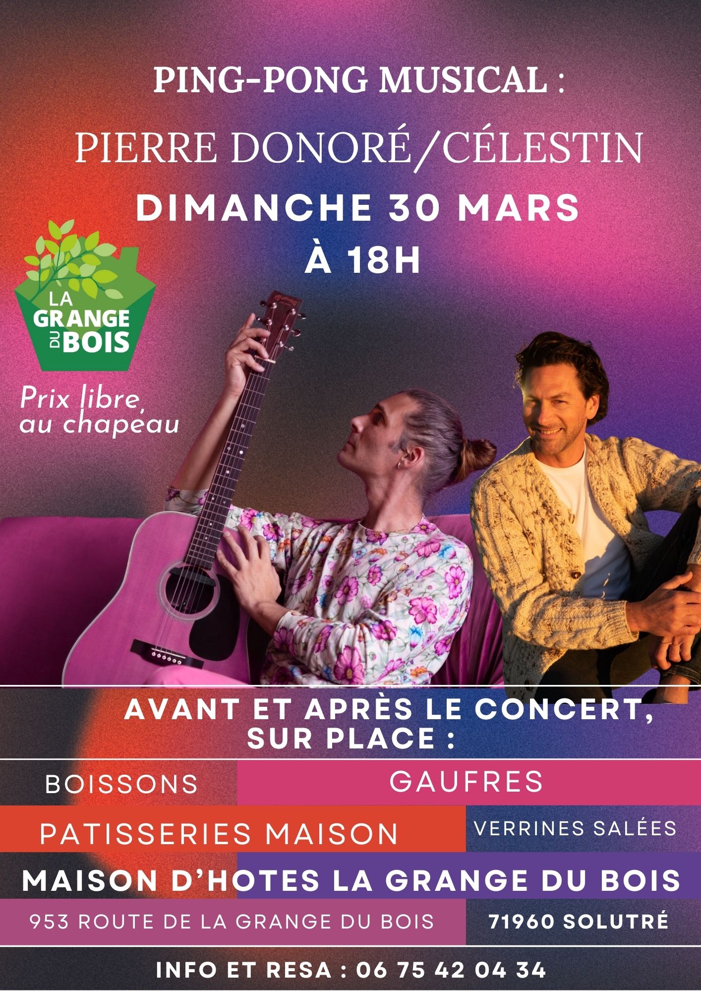 Affiche Célestin et Pierre 