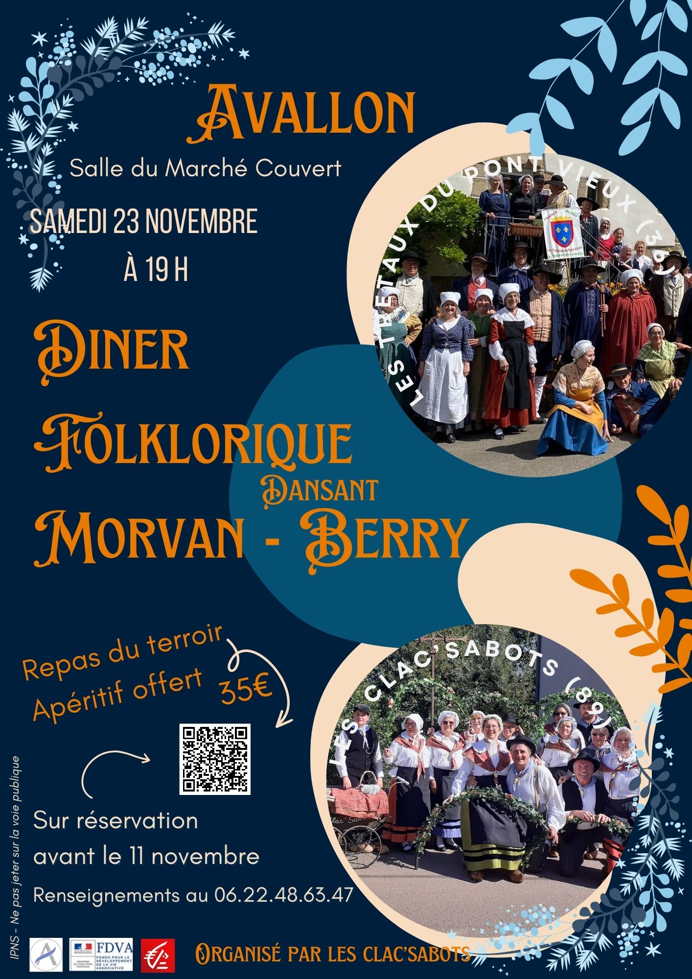Dîner folklorique Dansant Morvan - Berry