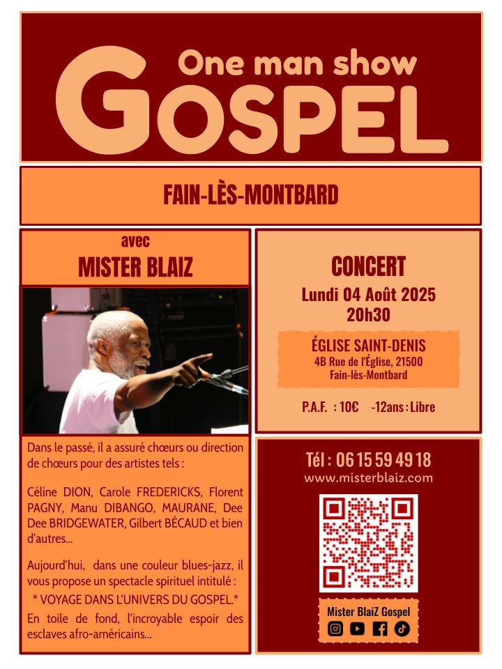 Affiche Concert Fain-Lès-Montbard