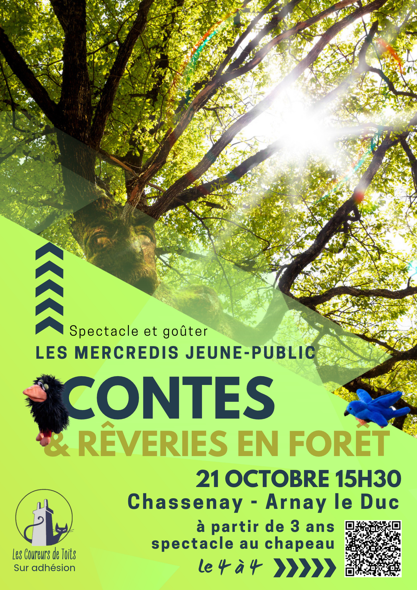 Les mercredis jeune public : Spectacle et Goûter