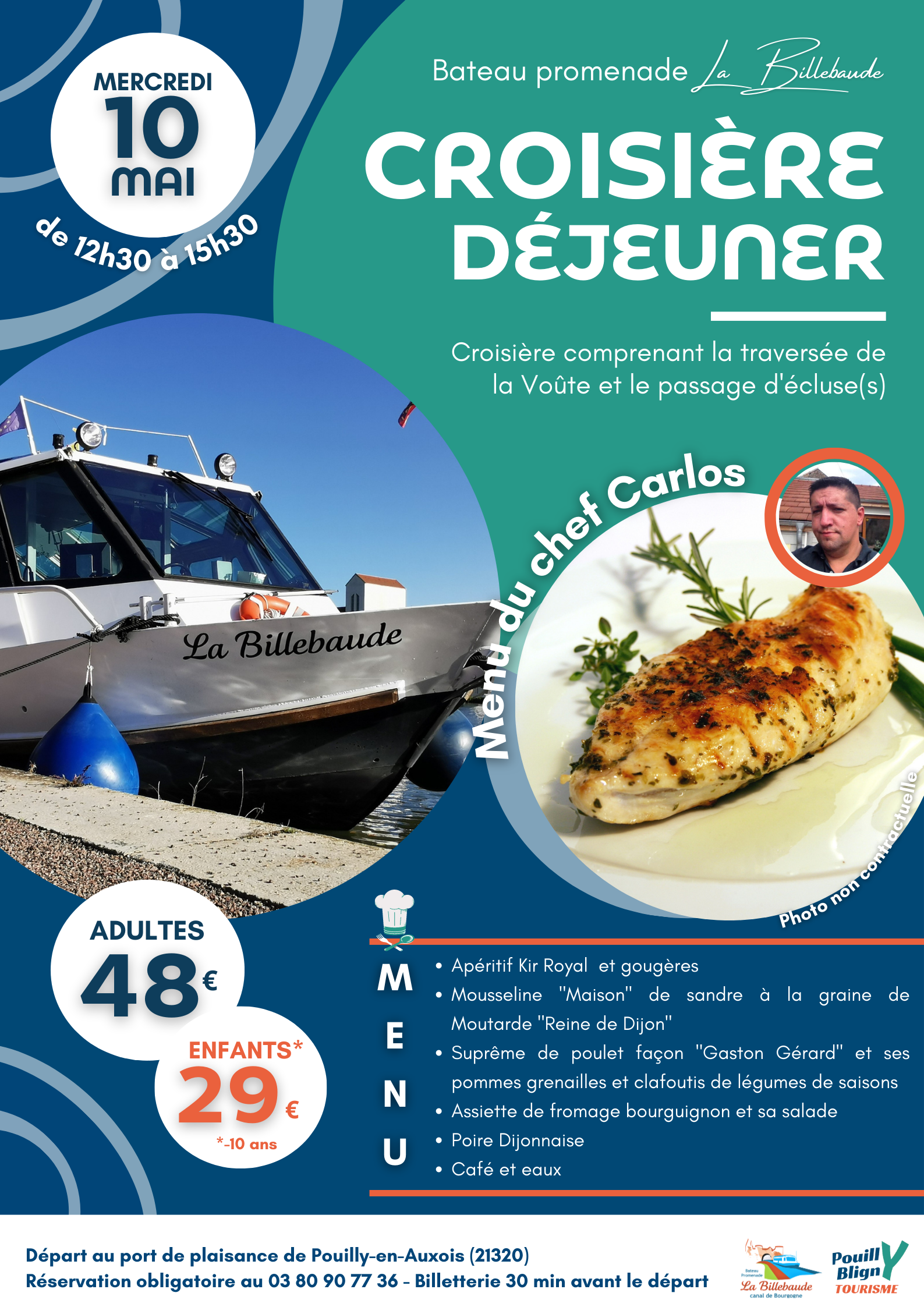 Affiche Croisière Déjeuner 