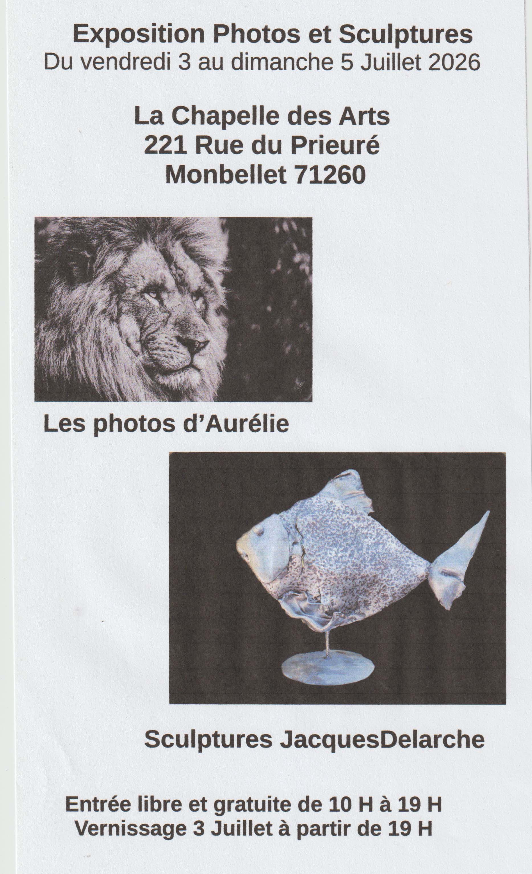 SCULPTURES ET PHOTOGRAPHIES