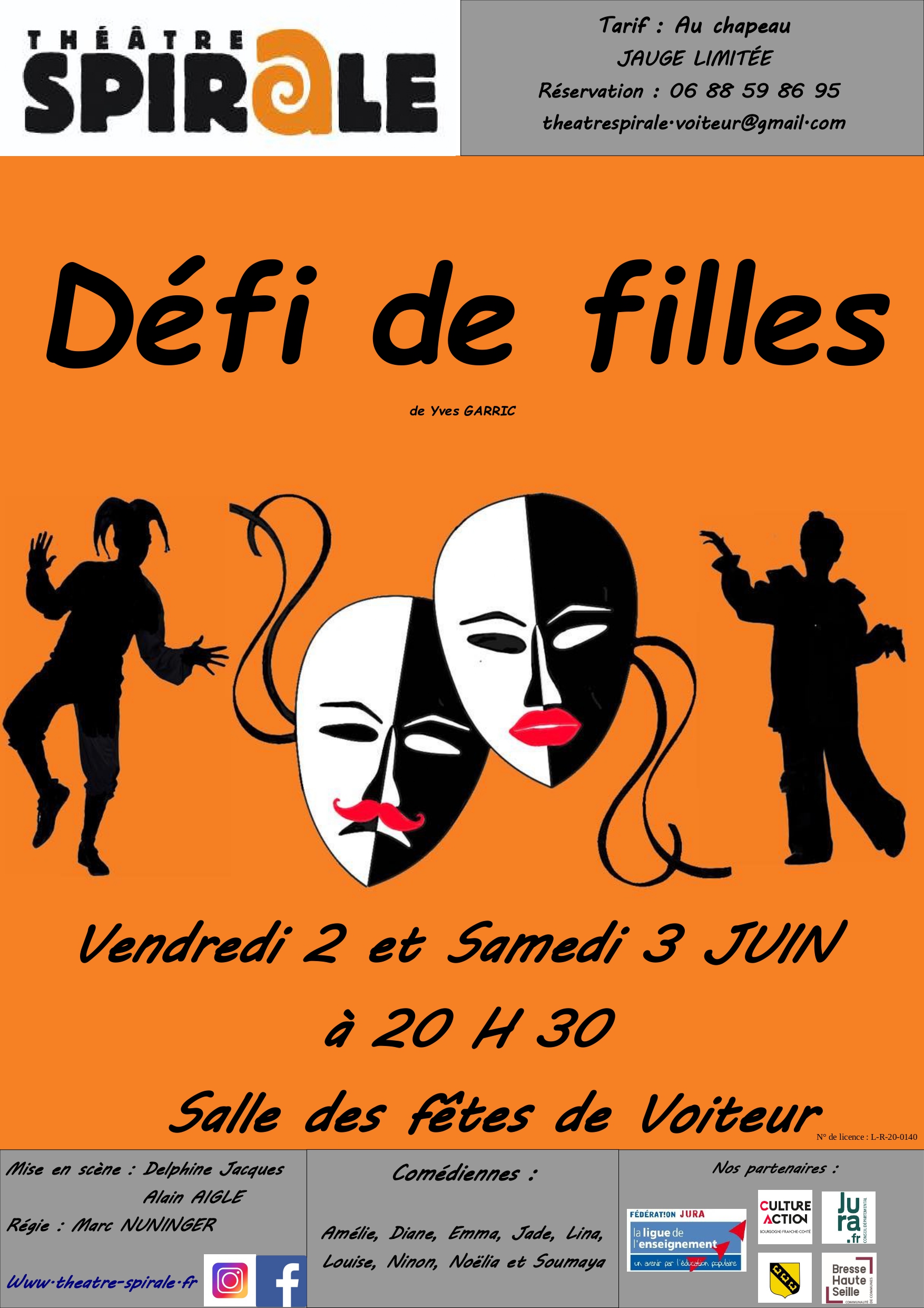 Affiche Défi de filles