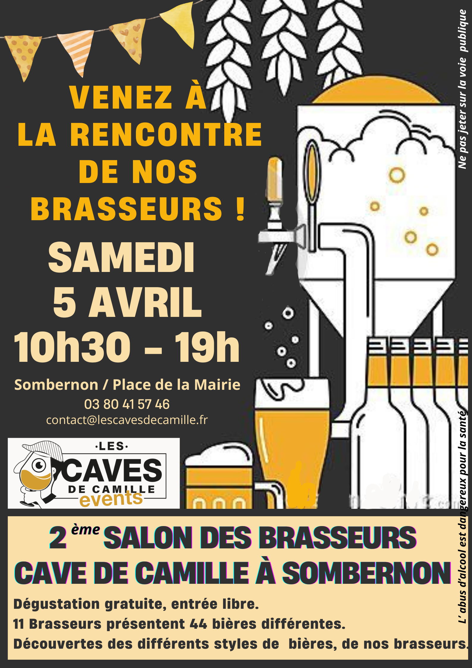 Affiche Deuxième Salon des Brasseurs - 1