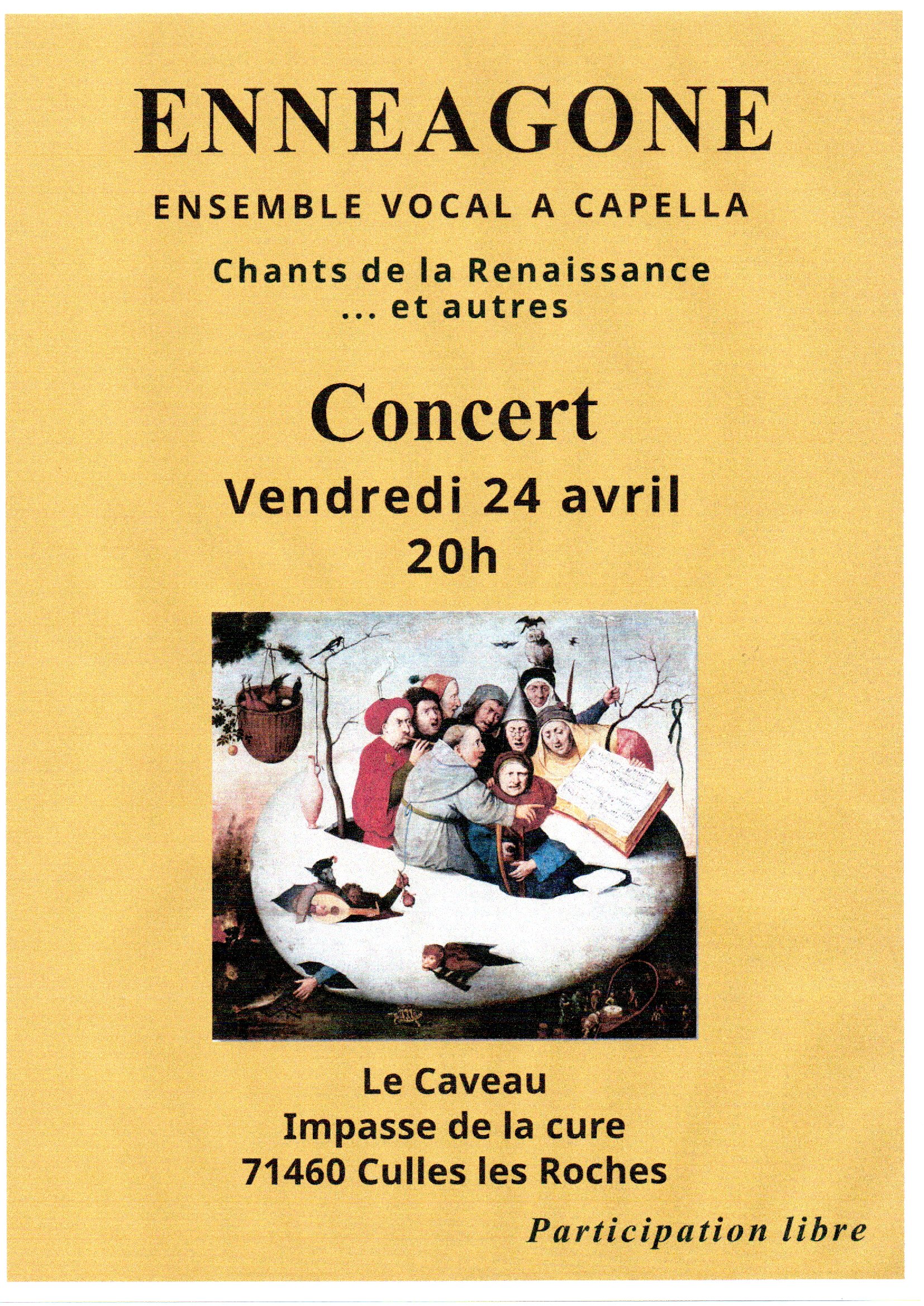 Concert chants de la Renaissance