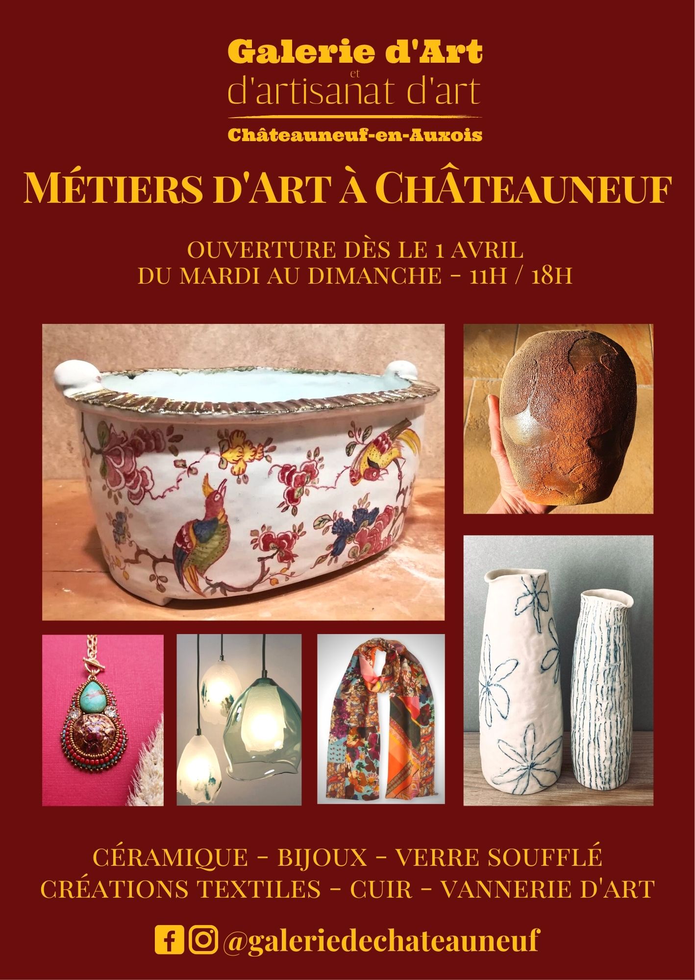 Journées métiers d'art - Galerie d'Art de Châteauneuf