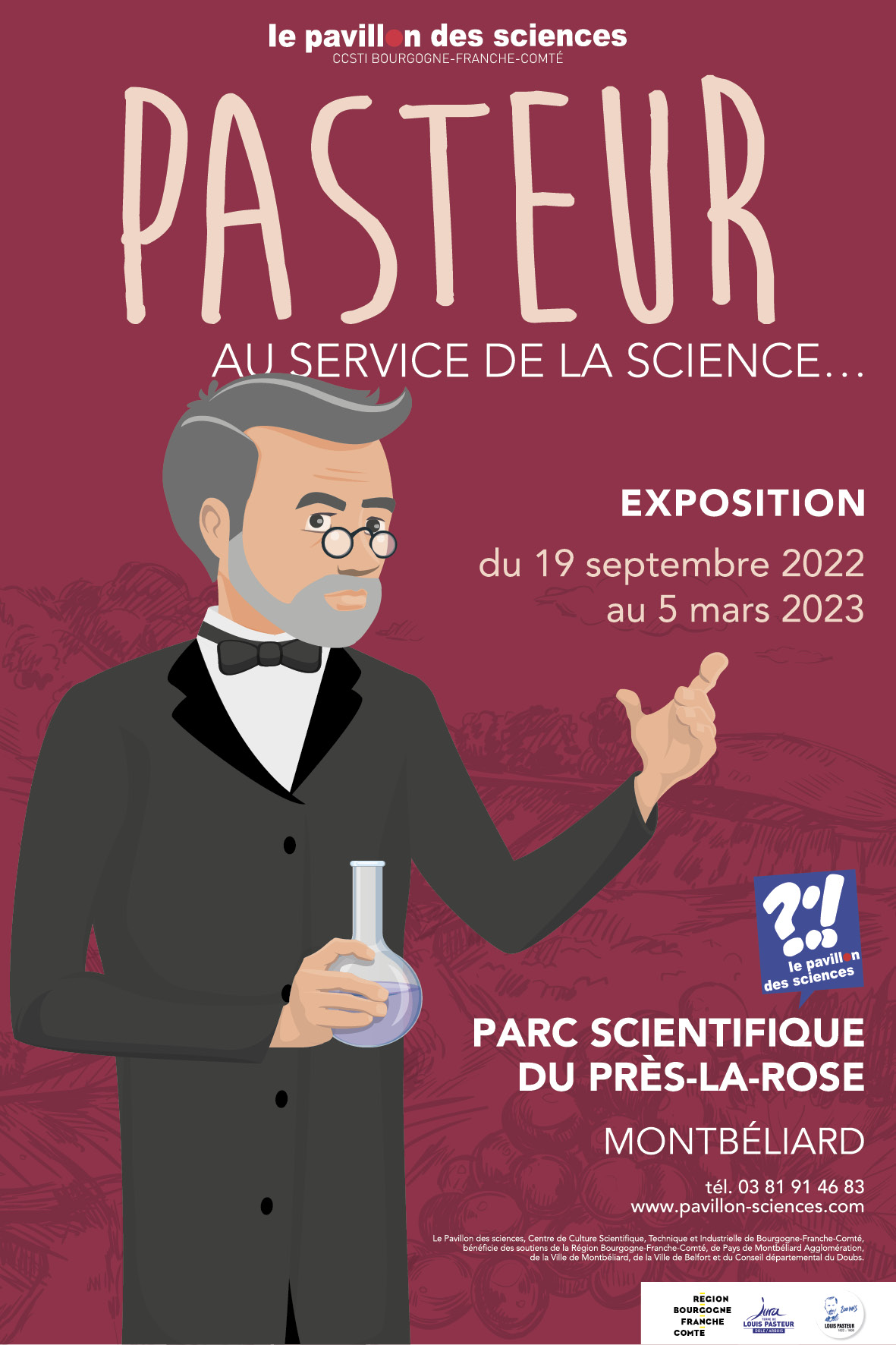 Expo Pasteur, au service de la science