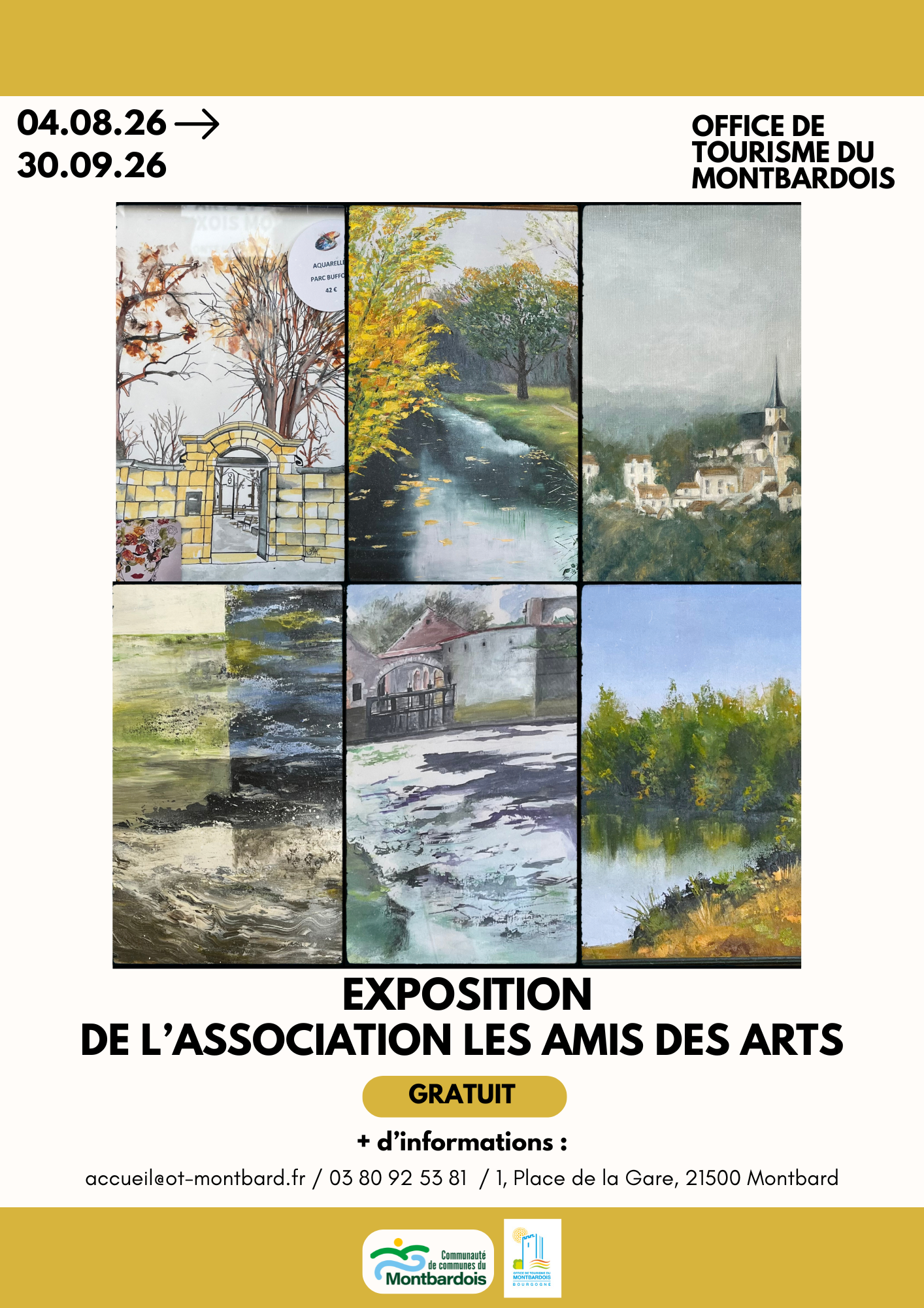 Exposition de l'association Les Amis des Arts