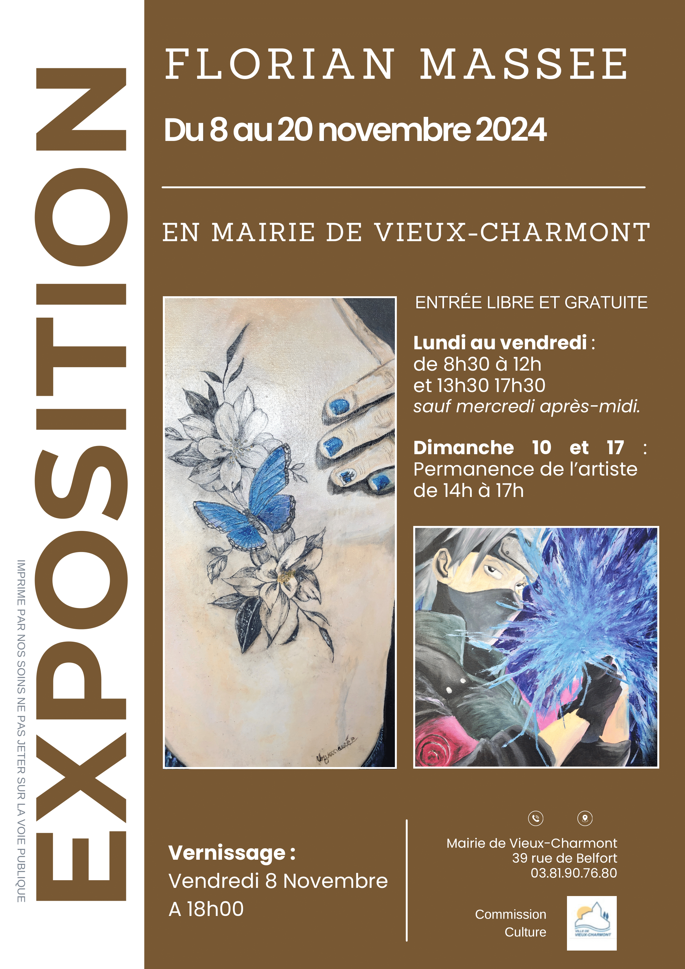 Affiche Exposition MASSE Florian-1