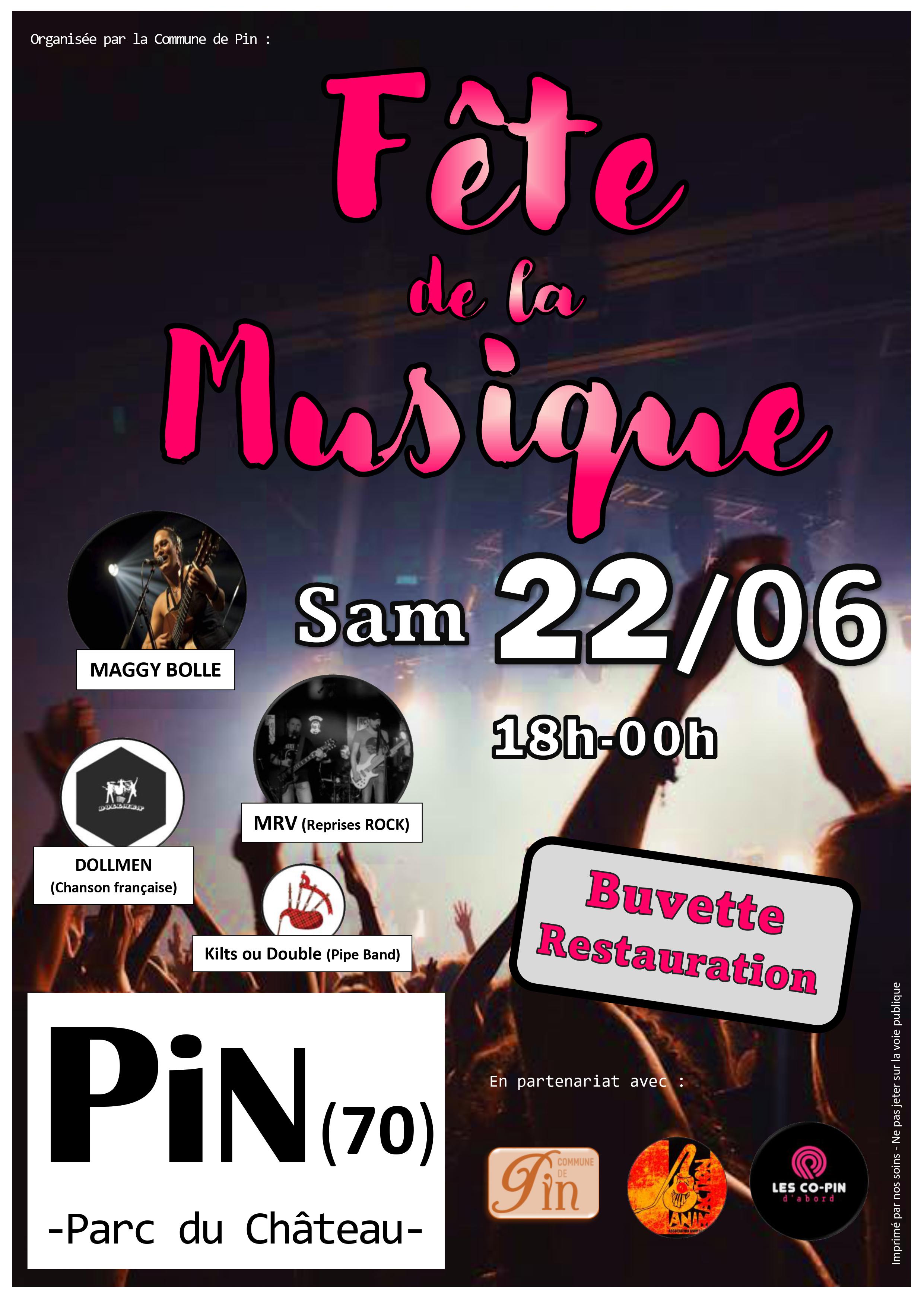Affiche Fête de la Musique 24
