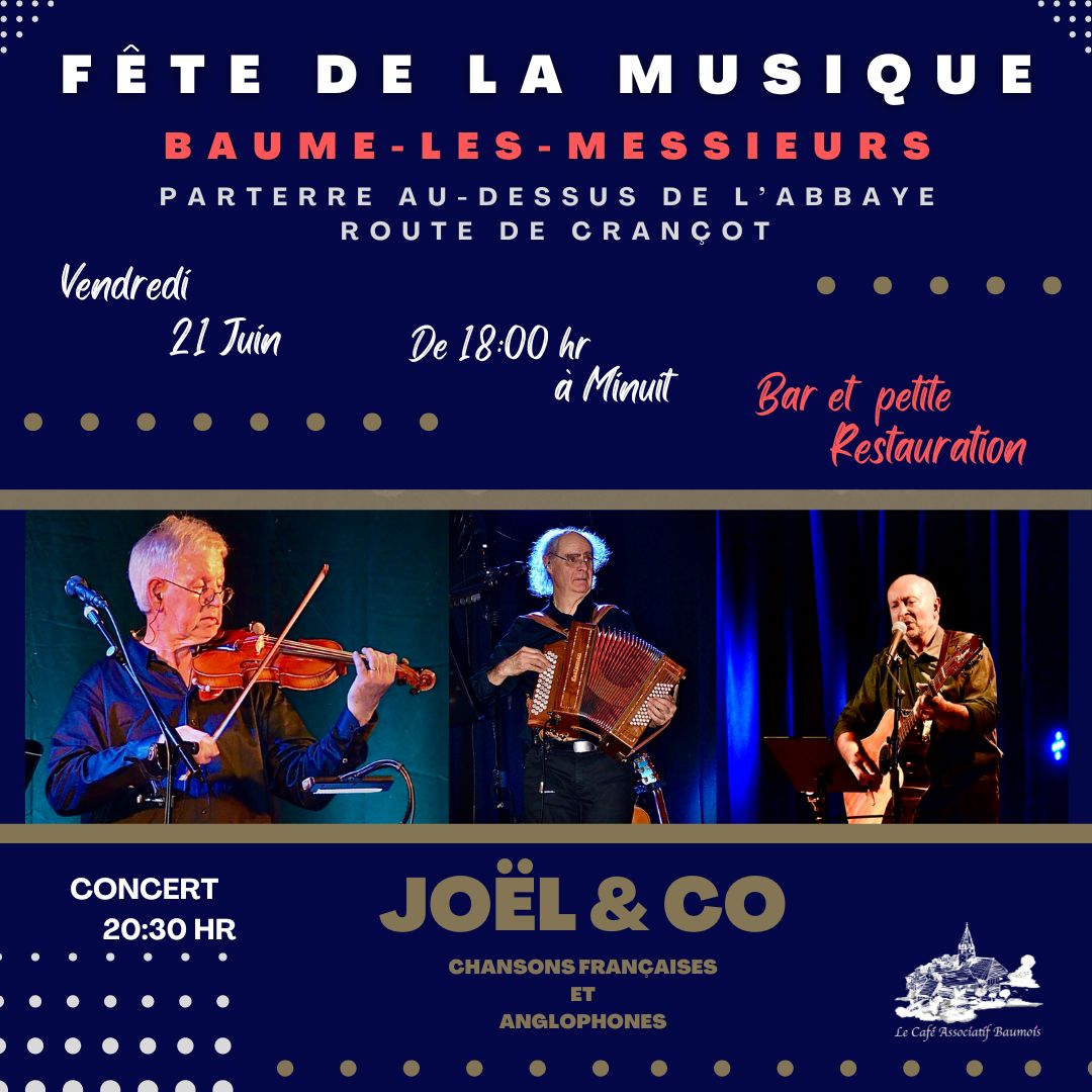 affiche concert Baume 2024
