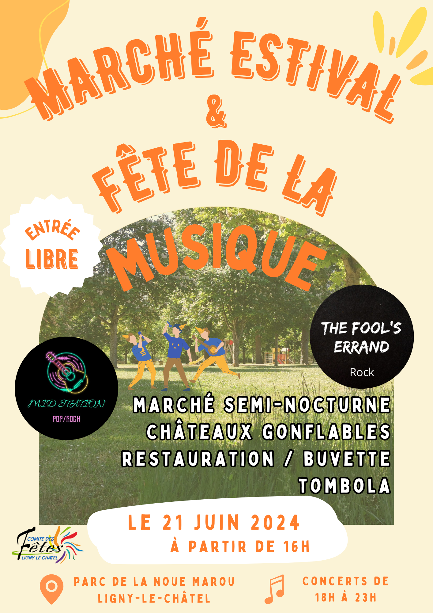 MARCHÉ ESTIVAL ET FÊTE DE LA MUSIQUE