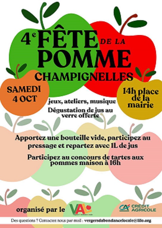 affiche Fête de la Pomme