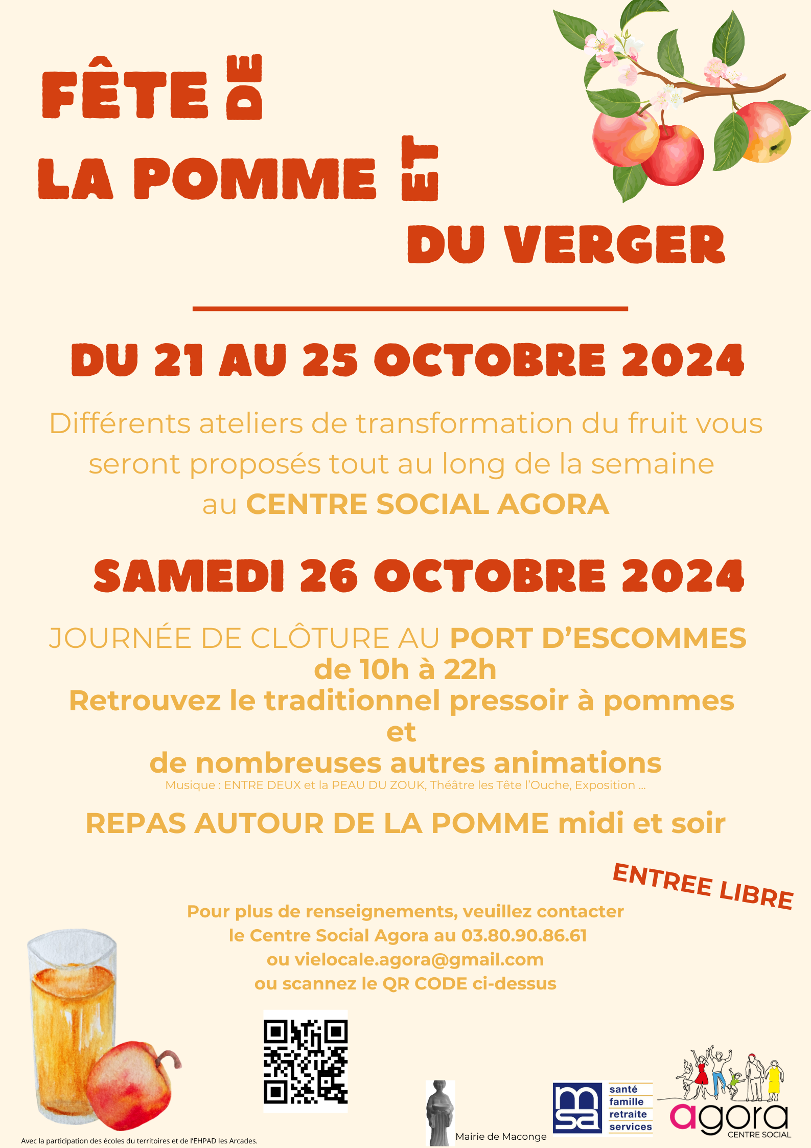Affiche Fête de la pomme et du verger - 1