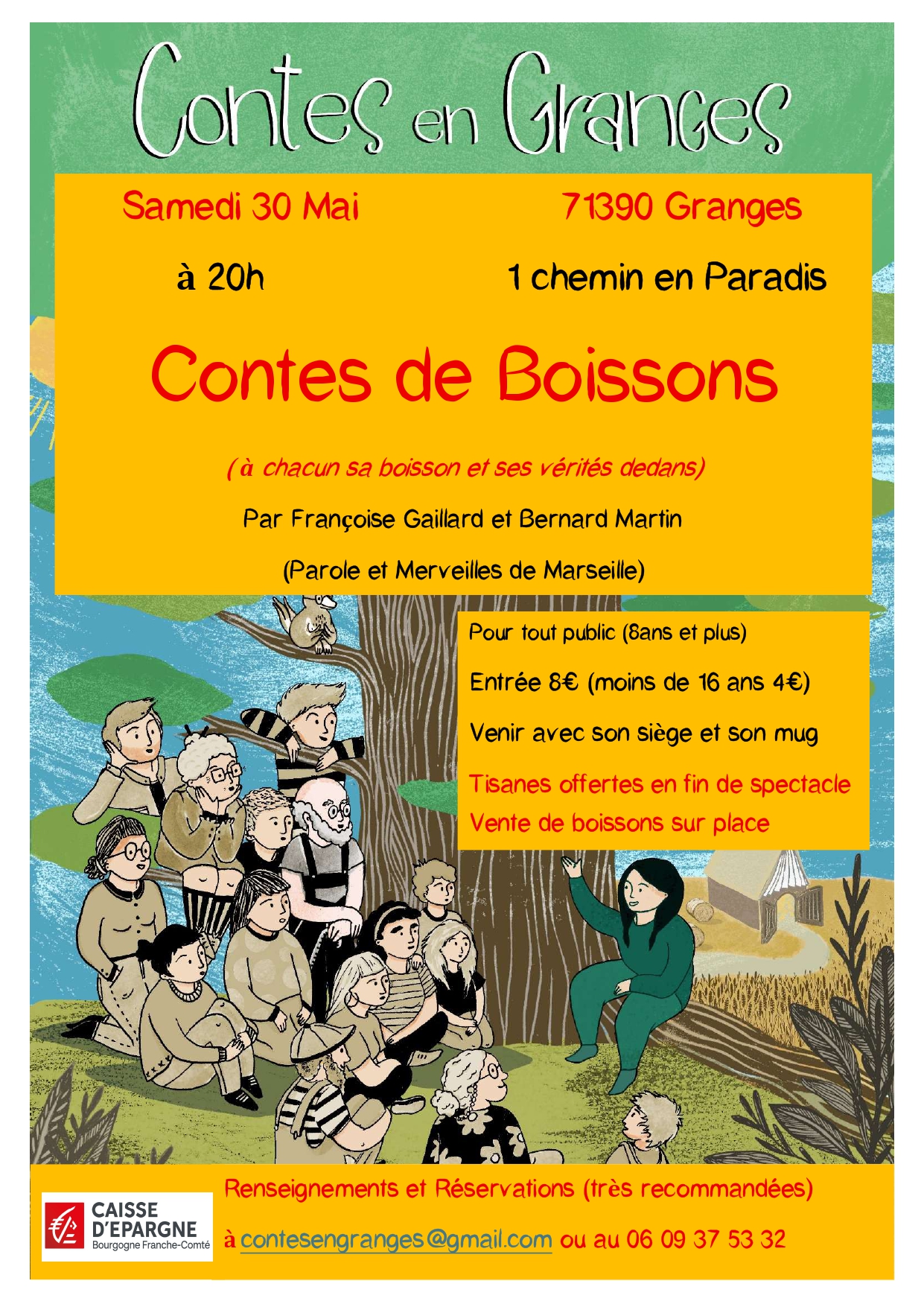 Festival 2026 Contes en Granges 1er jour