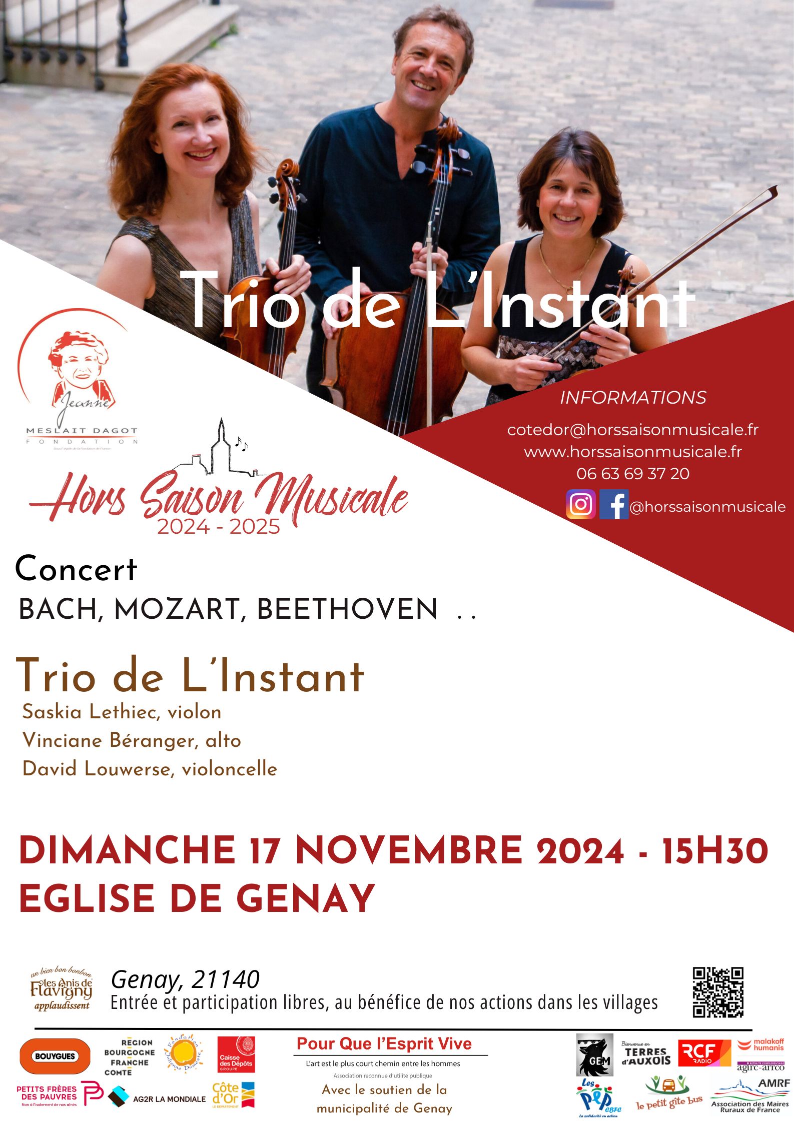 Affiche concert canva