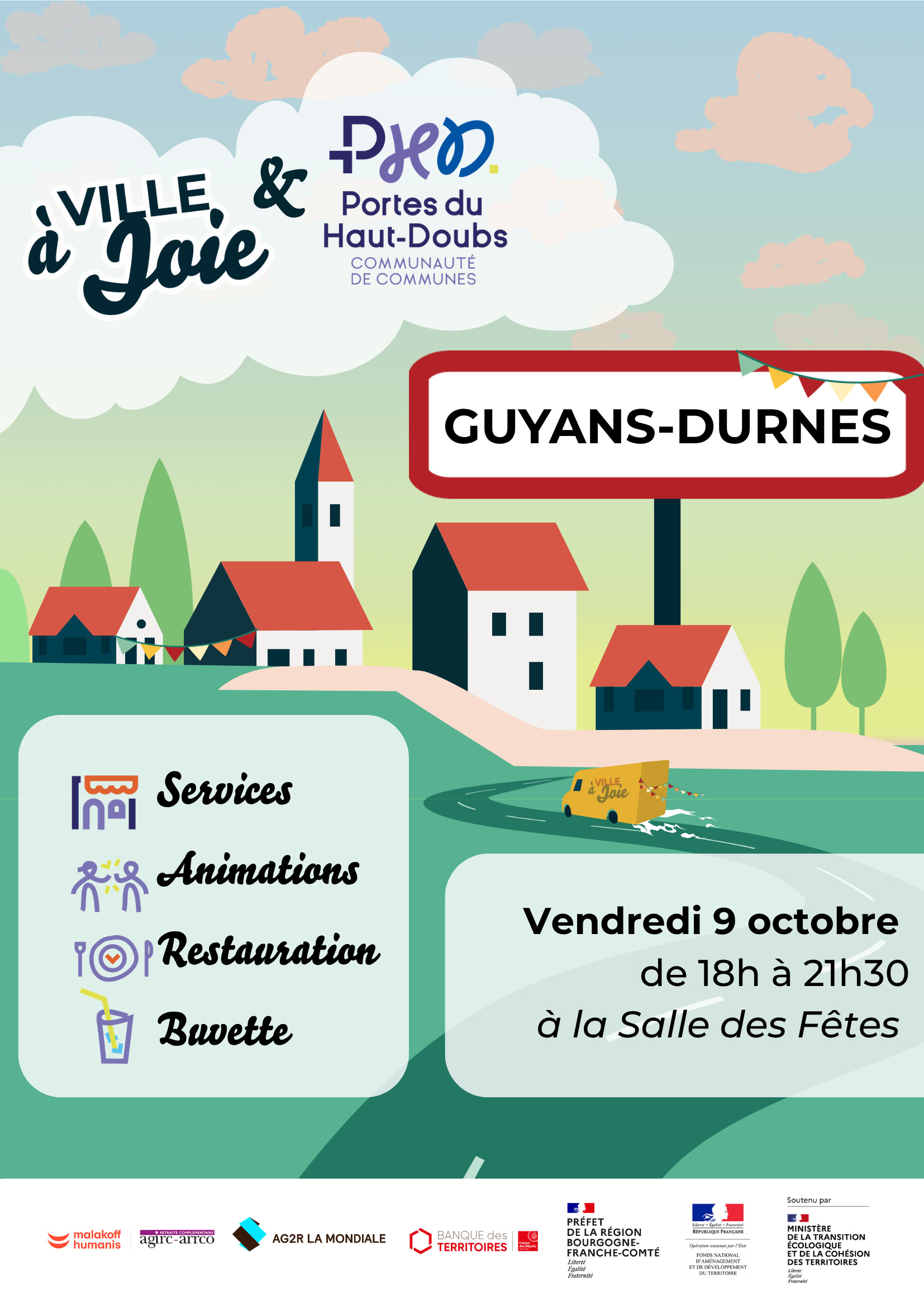 Ville à joie à Guyans-Durnes