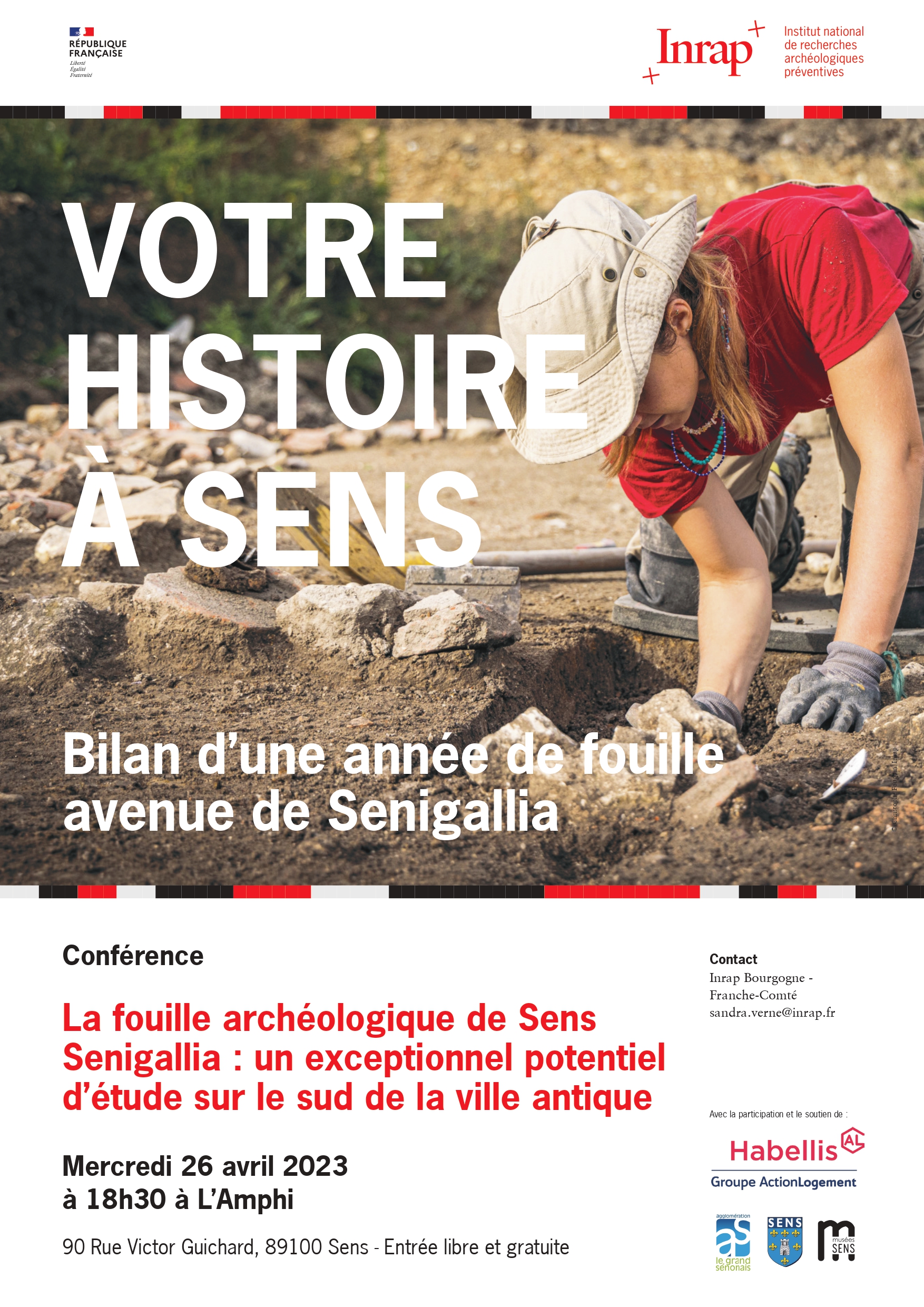 Affiche Inrap Sens