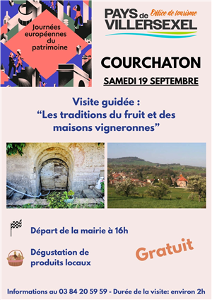 Journées du Patrimoine - Visite guidée de Courchaton