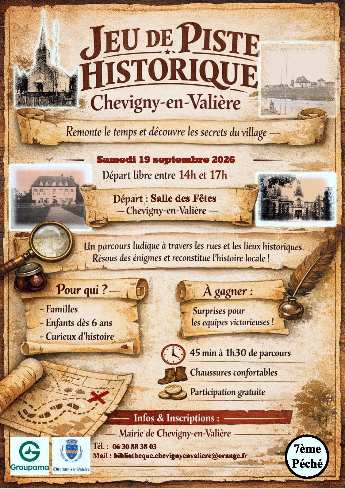 JEU DE PISTE HISTORIQUE