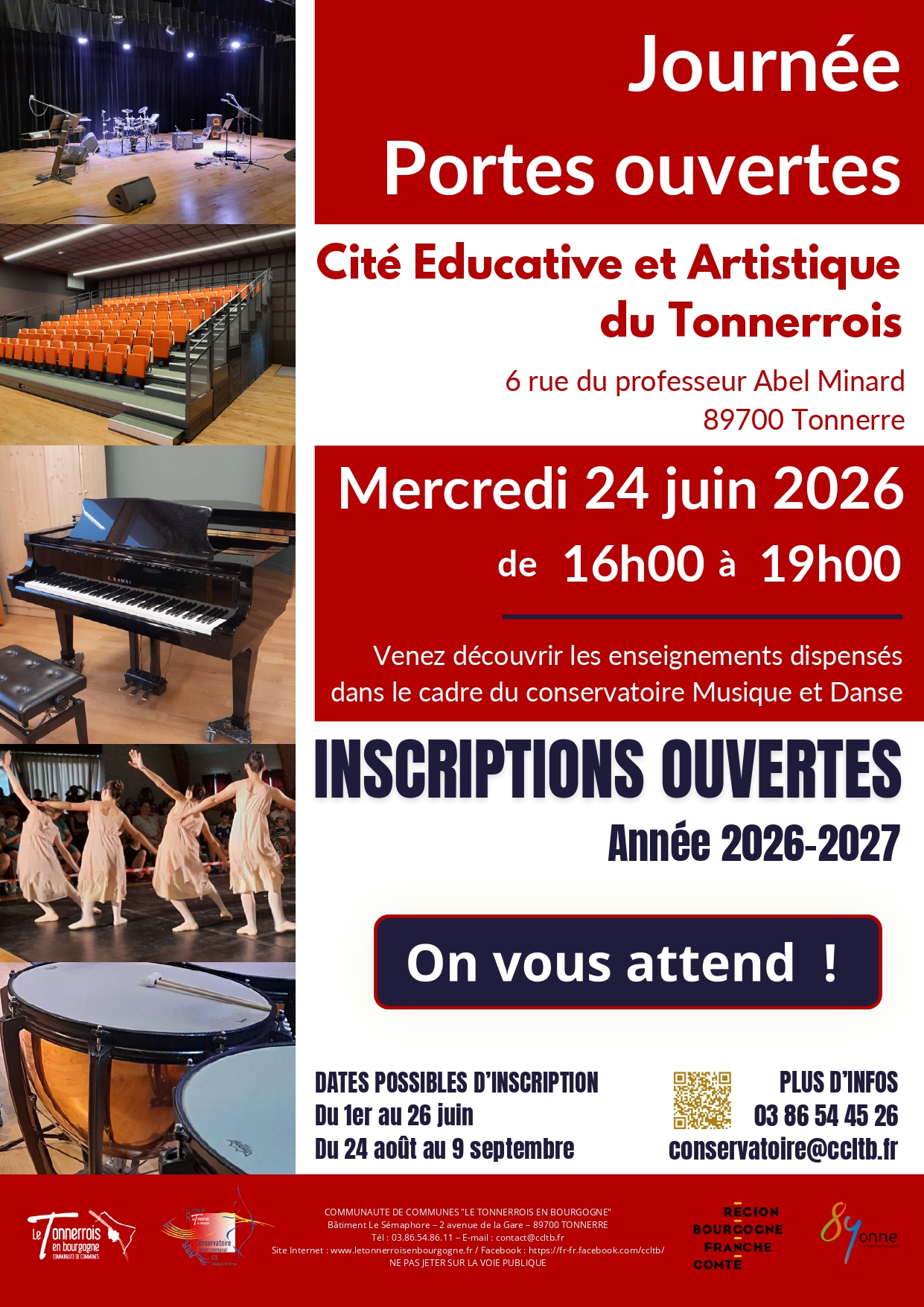 Portes ouvertes de la Cité éducative et artistique du Tonnerrois