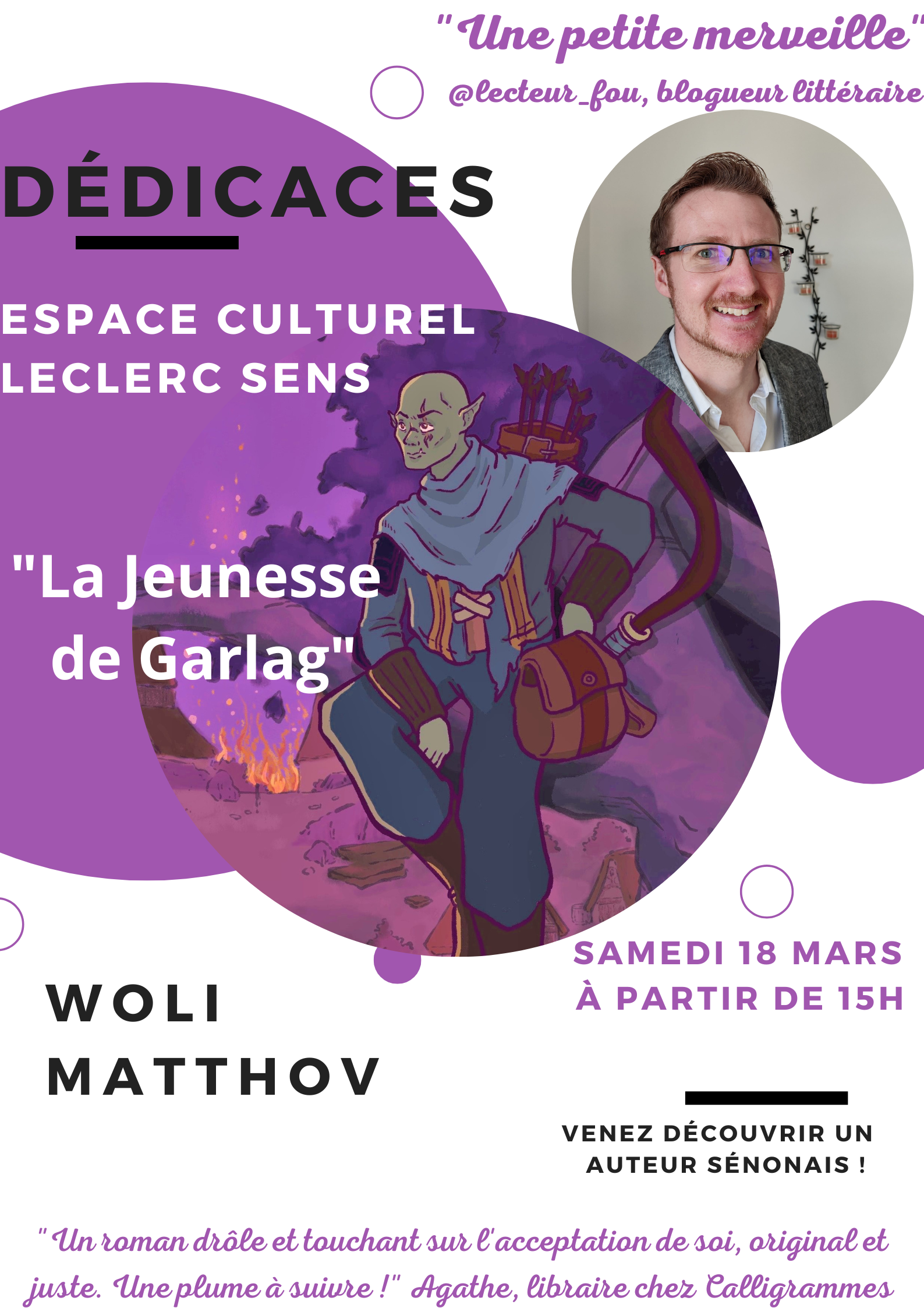 Séances de dédicaces 