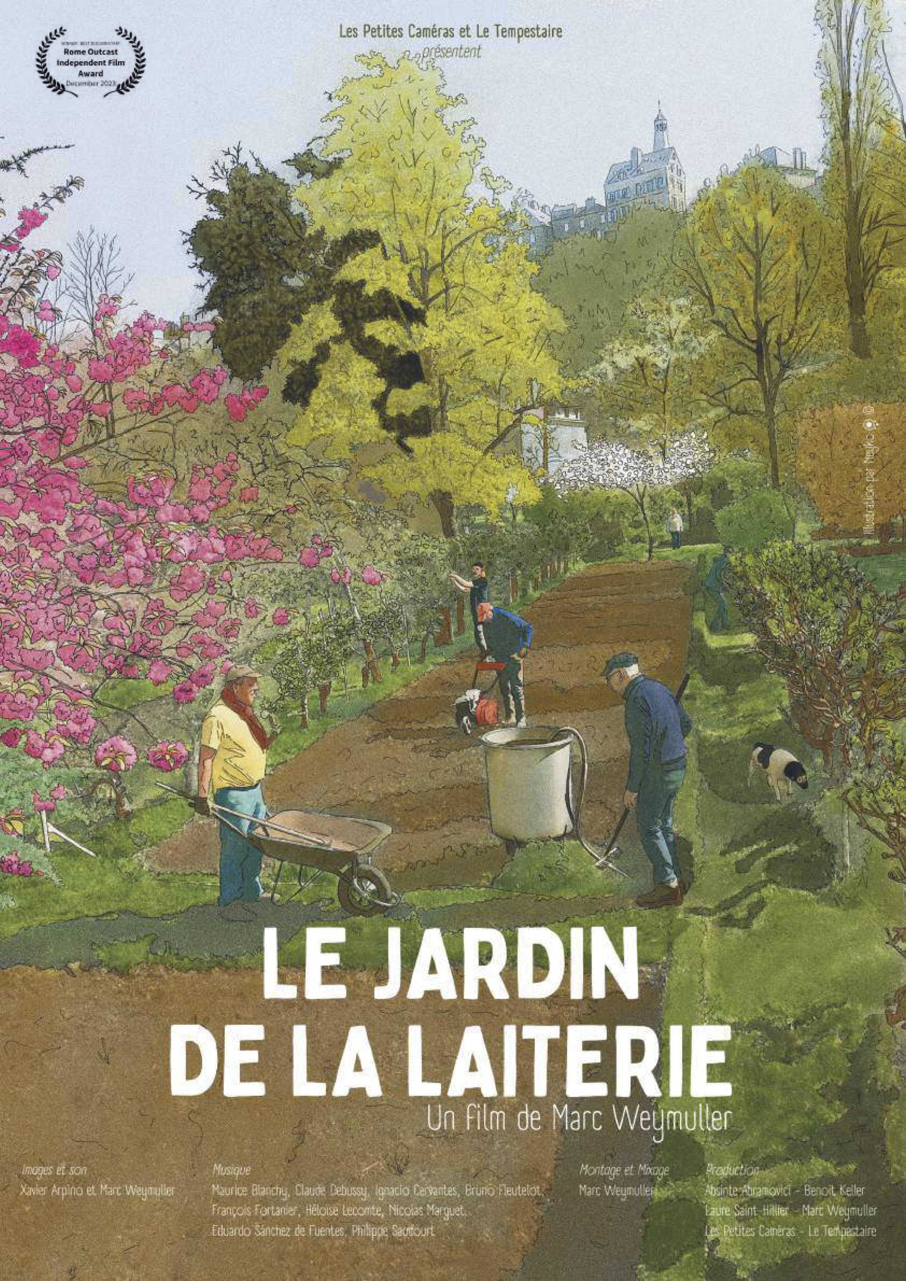 Affiche Les jardins de la laiterie