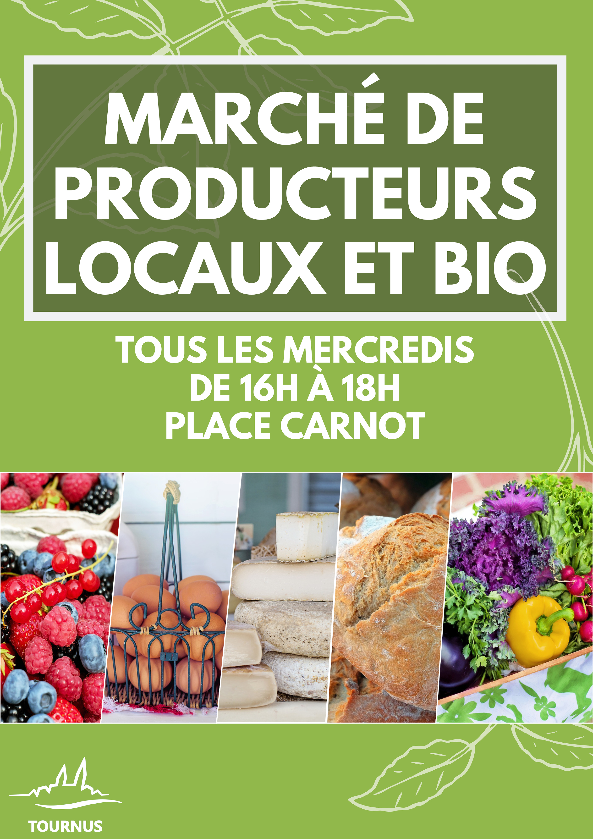 Affiche Marché bio