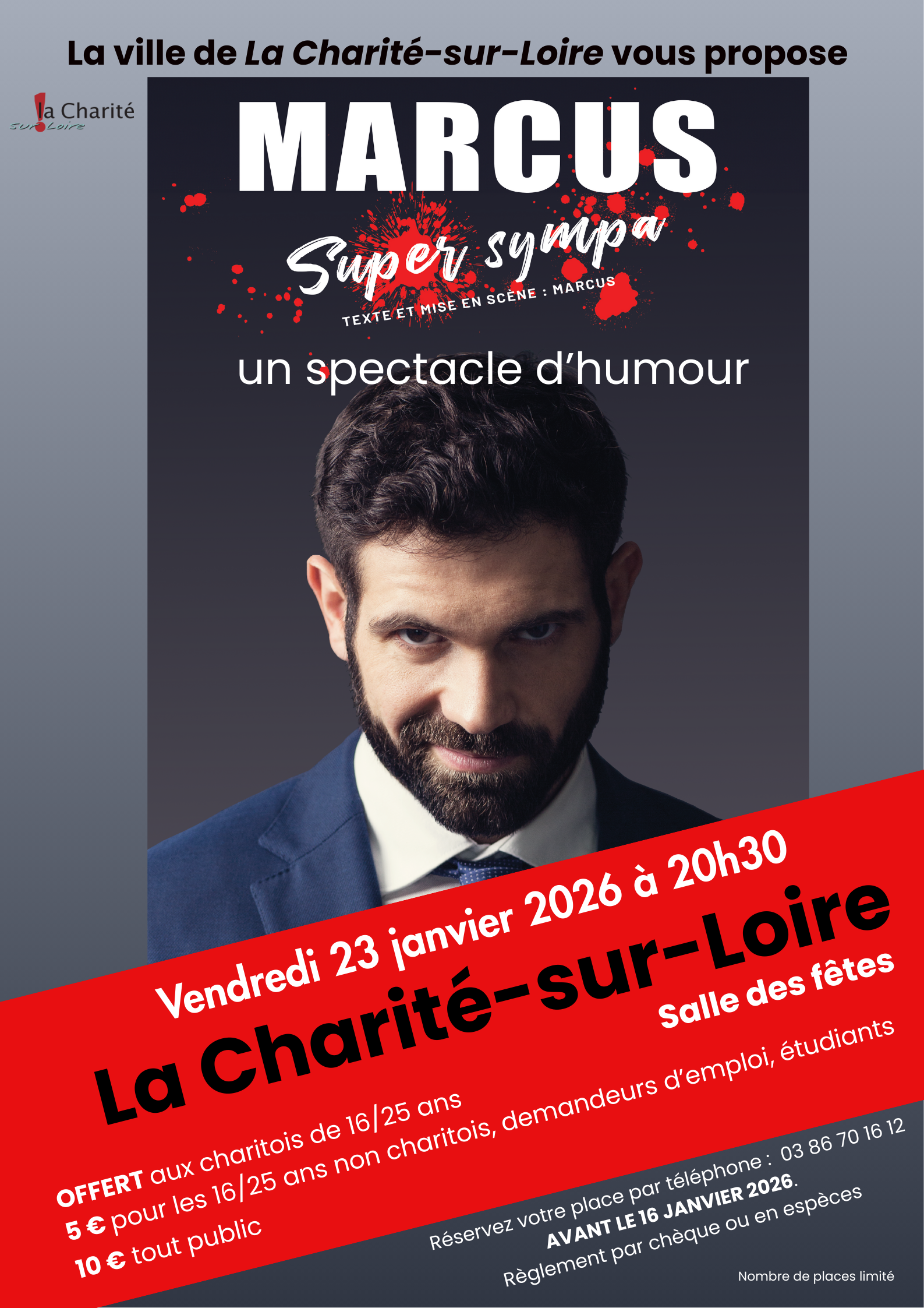 SPECTACLE D'HUMOUR - MARCUS