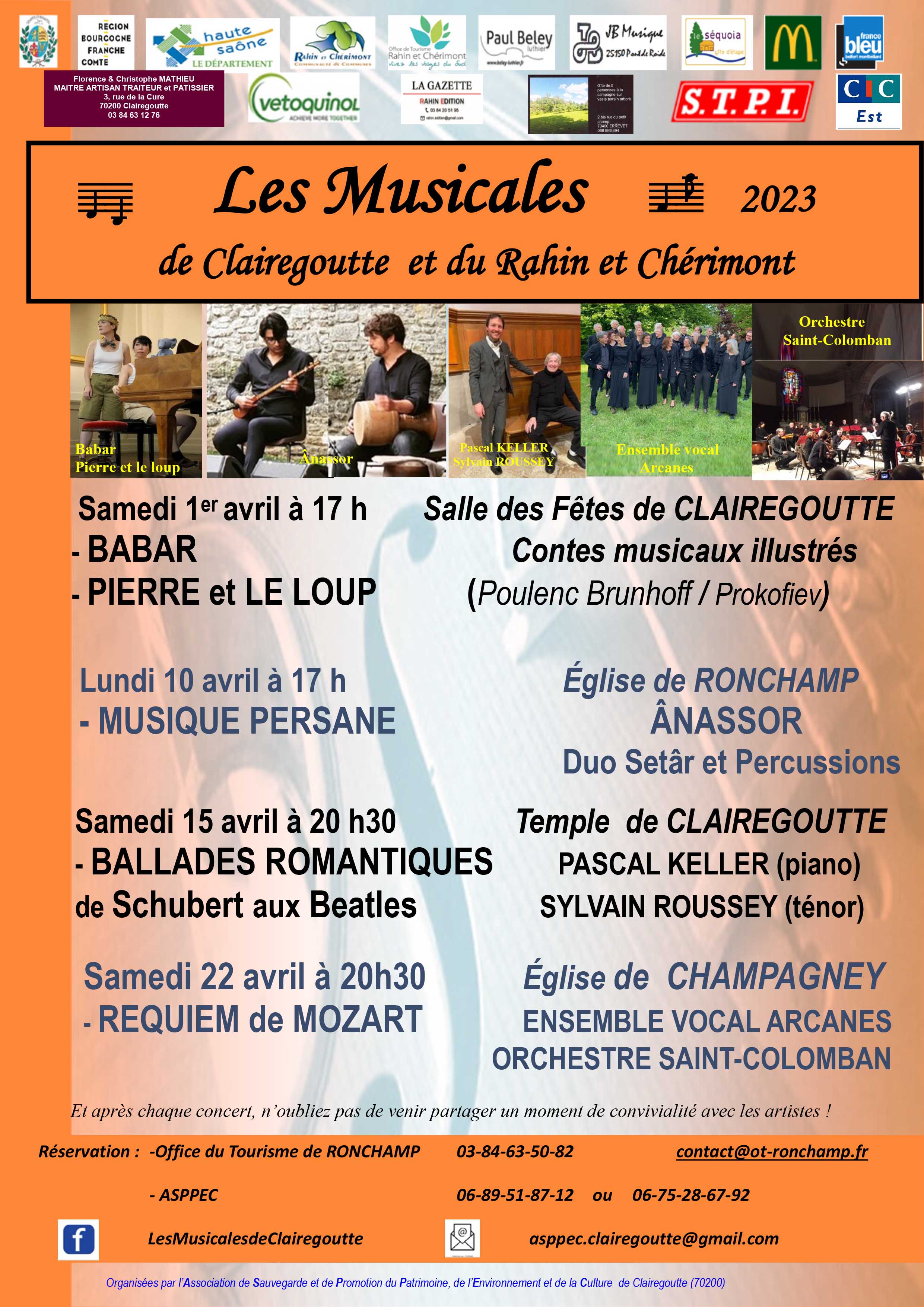 Affiche Musicales 2023