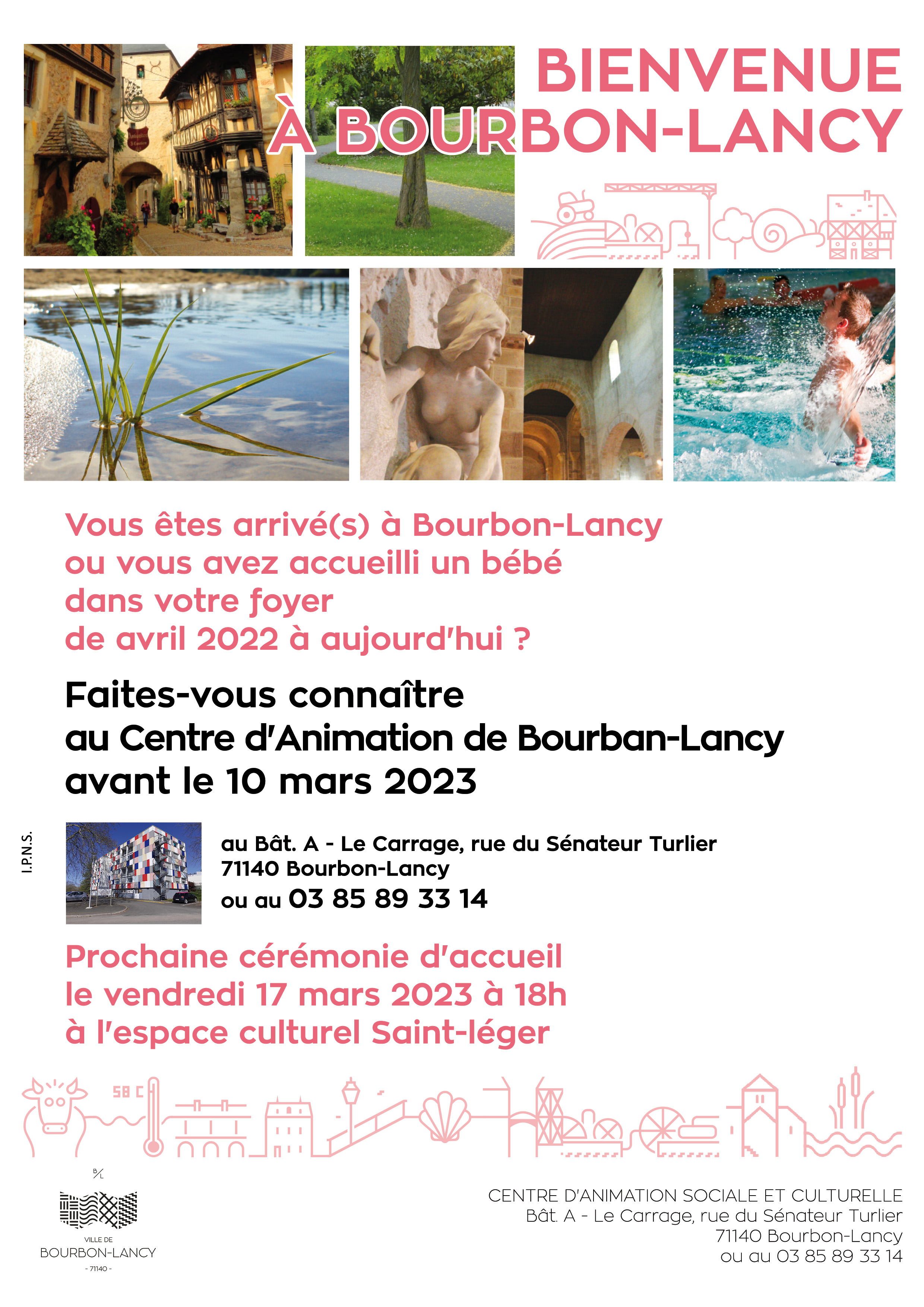 Affiche NOUVEAUX ARRIVANTS 2023 mars