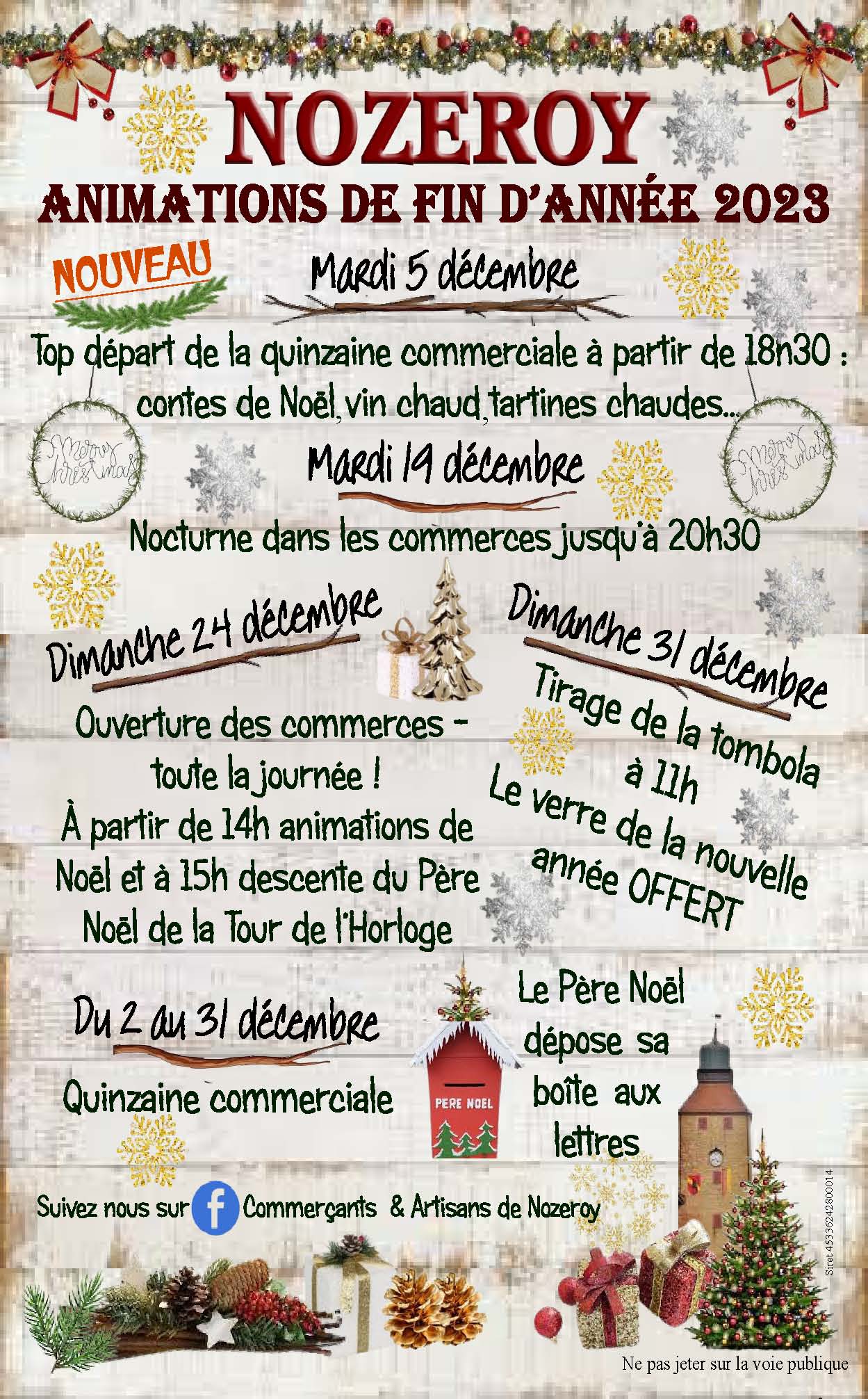 Affiche Noël 2023