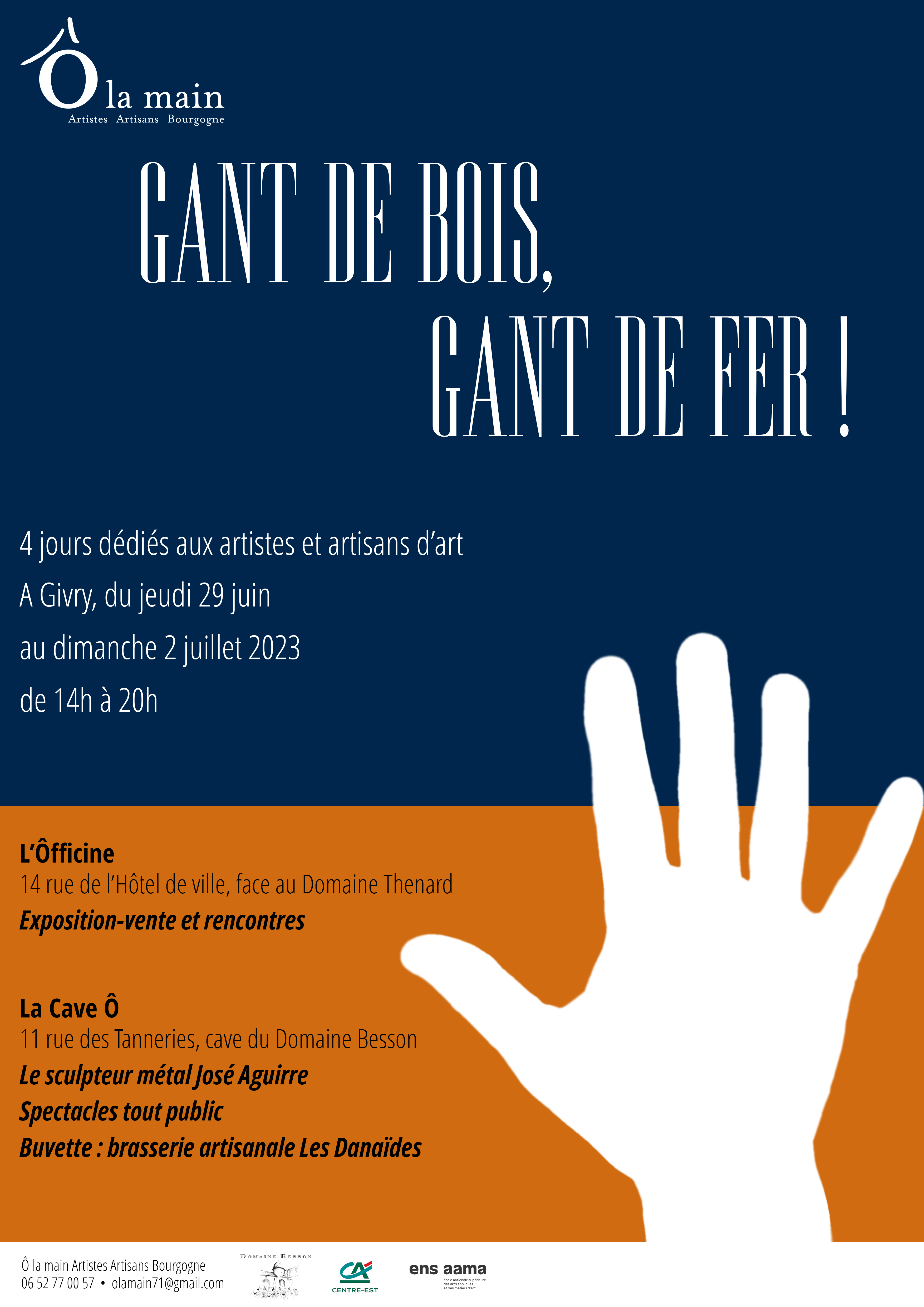 Affiche Gant de bois gant de fer !