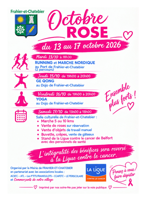 Octobre Rose à Frahier 