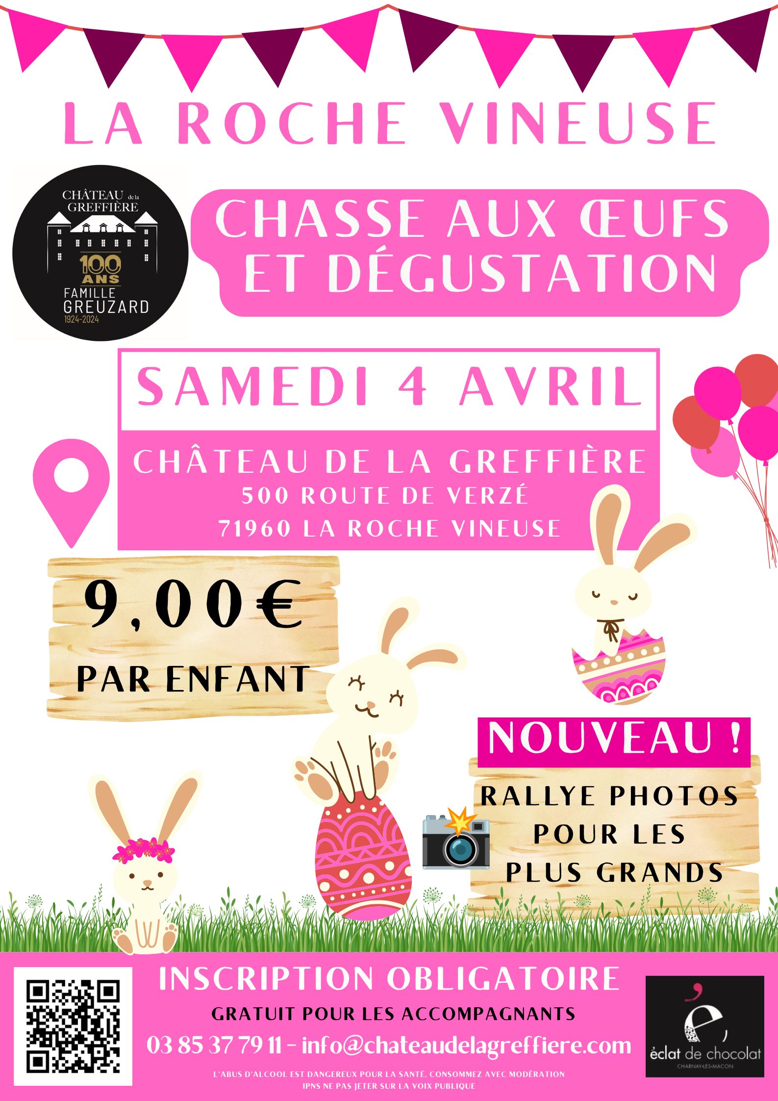 Chasse aux Œufs de Pâques au Château de la Greffière