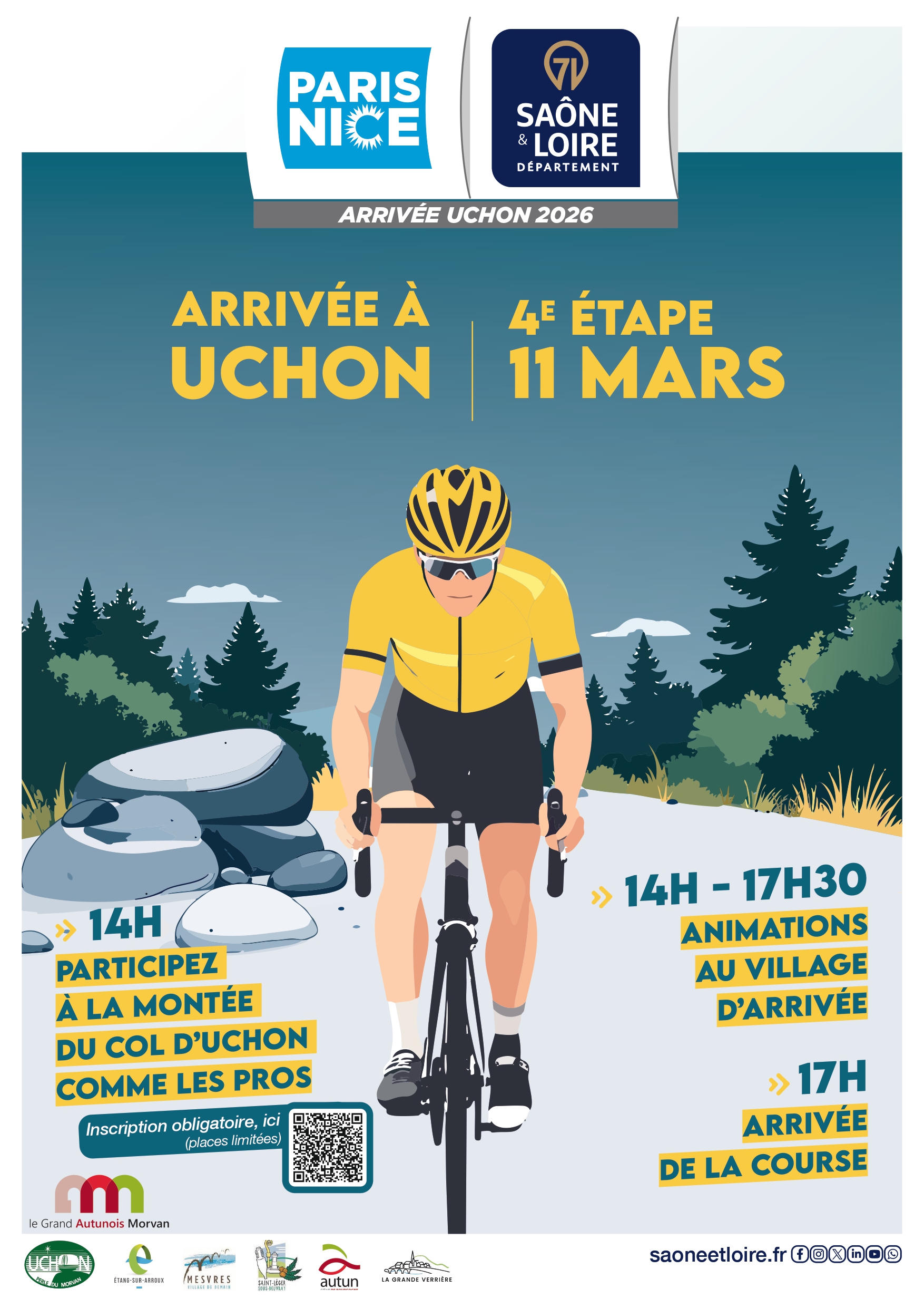 Participez à la montée du col d’Uchon comme les pros !