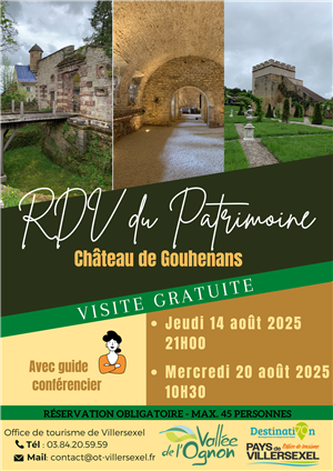 RDV du Patrimoine au Château de Gouhenans