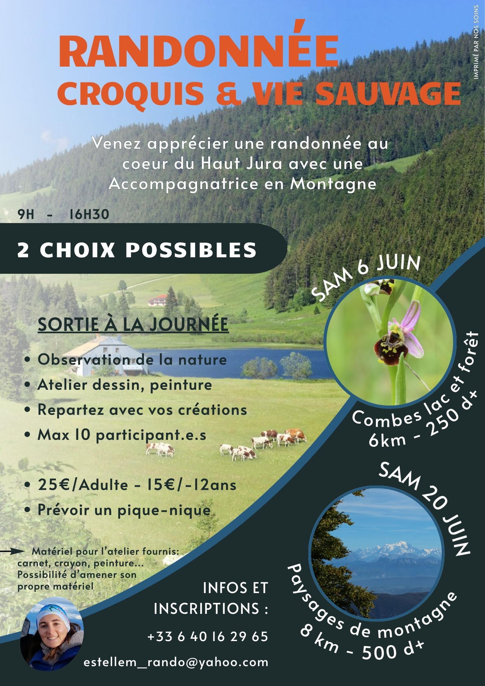 Randonnée Croquis et vie sauvage — visuel événement