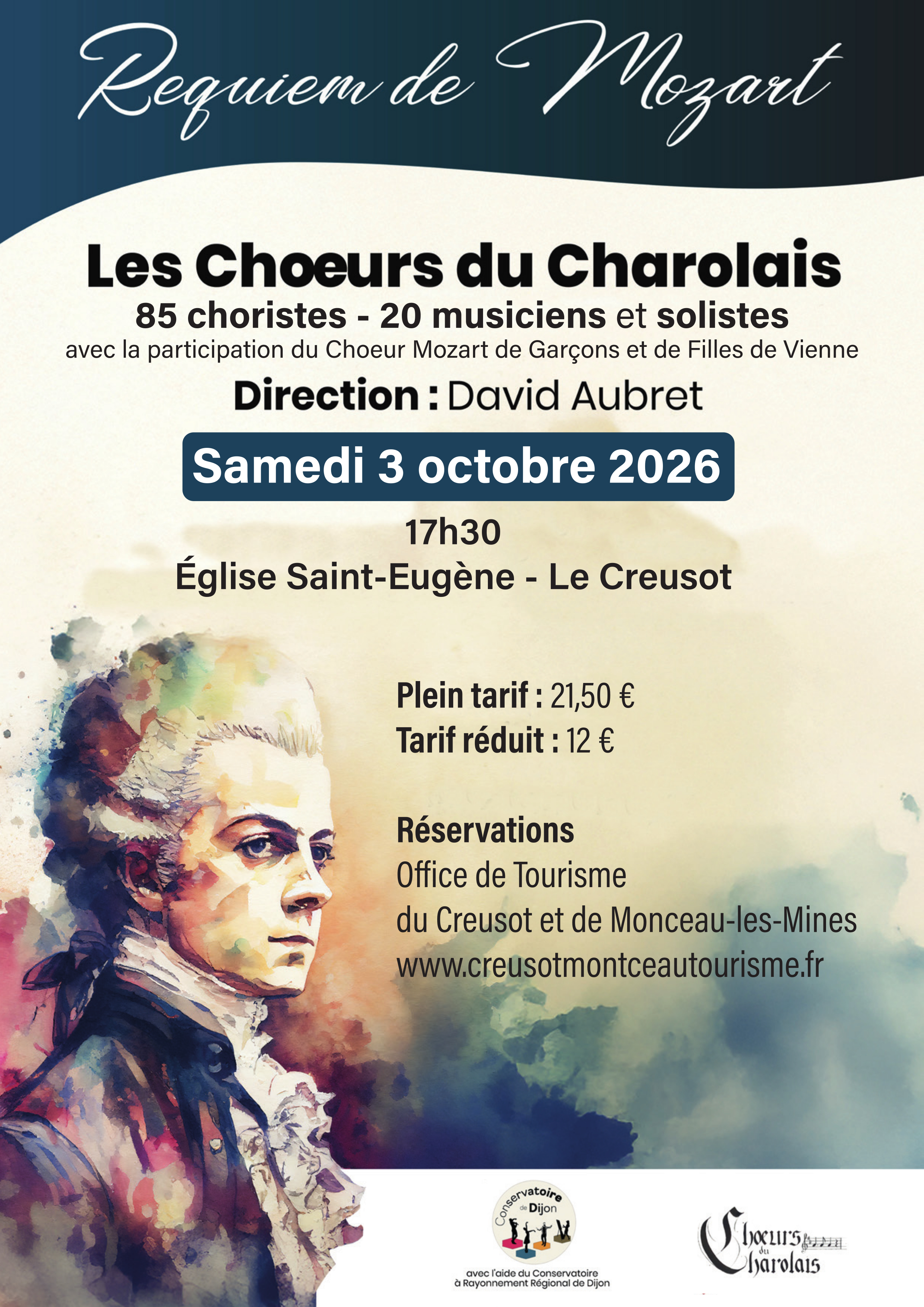 Le Requiem de Mozart par les Chœurs du Charolais