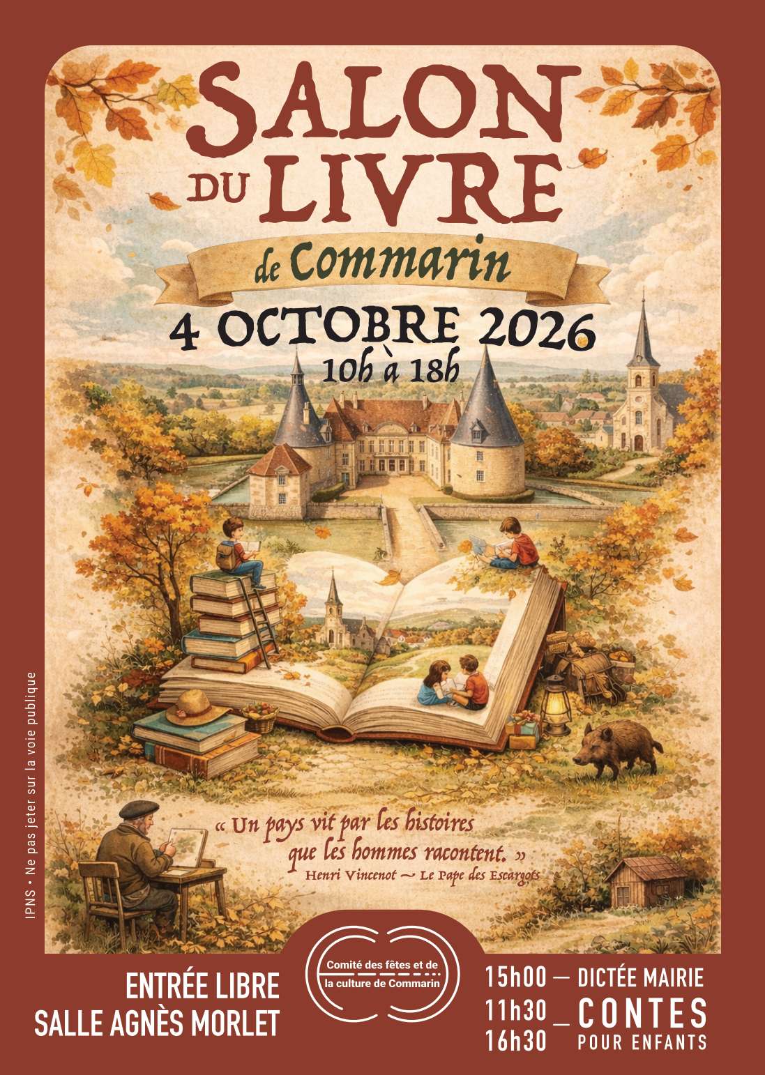 Salon du Livre- Commarin — visuel événement