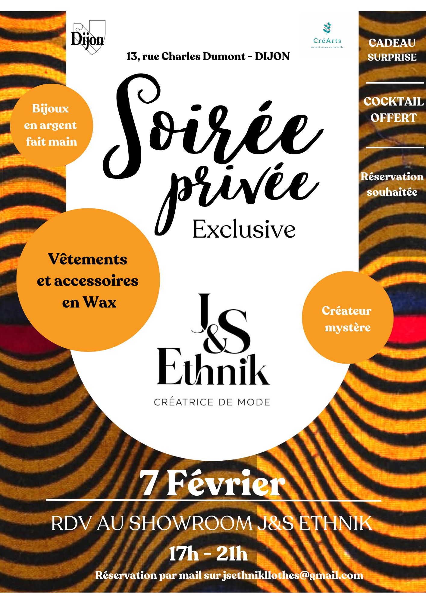 Maquette affiche Soirée Privé (Flyer (A4)) - 1