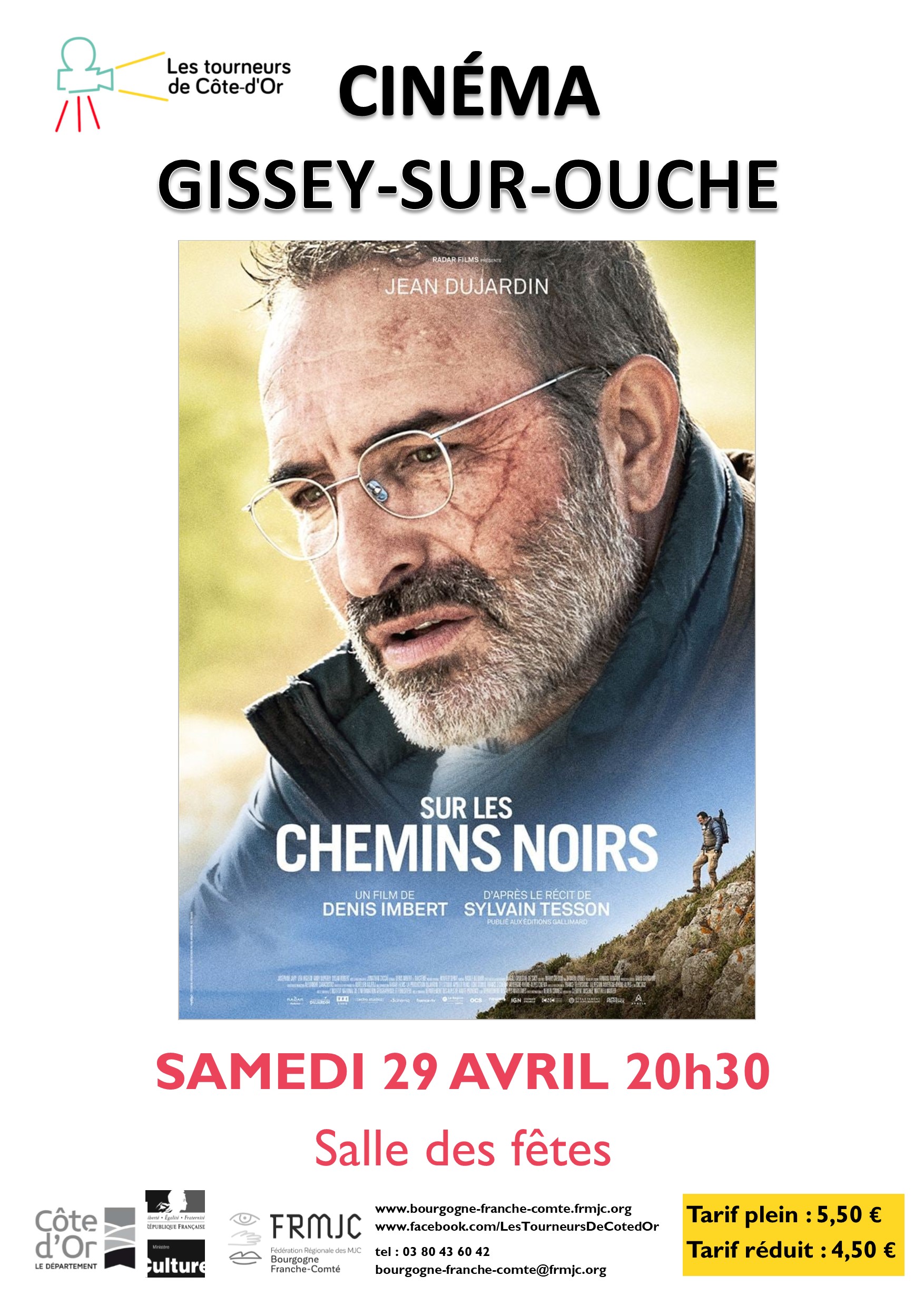 Affiche Sur les chemins Gissey 29.04.23