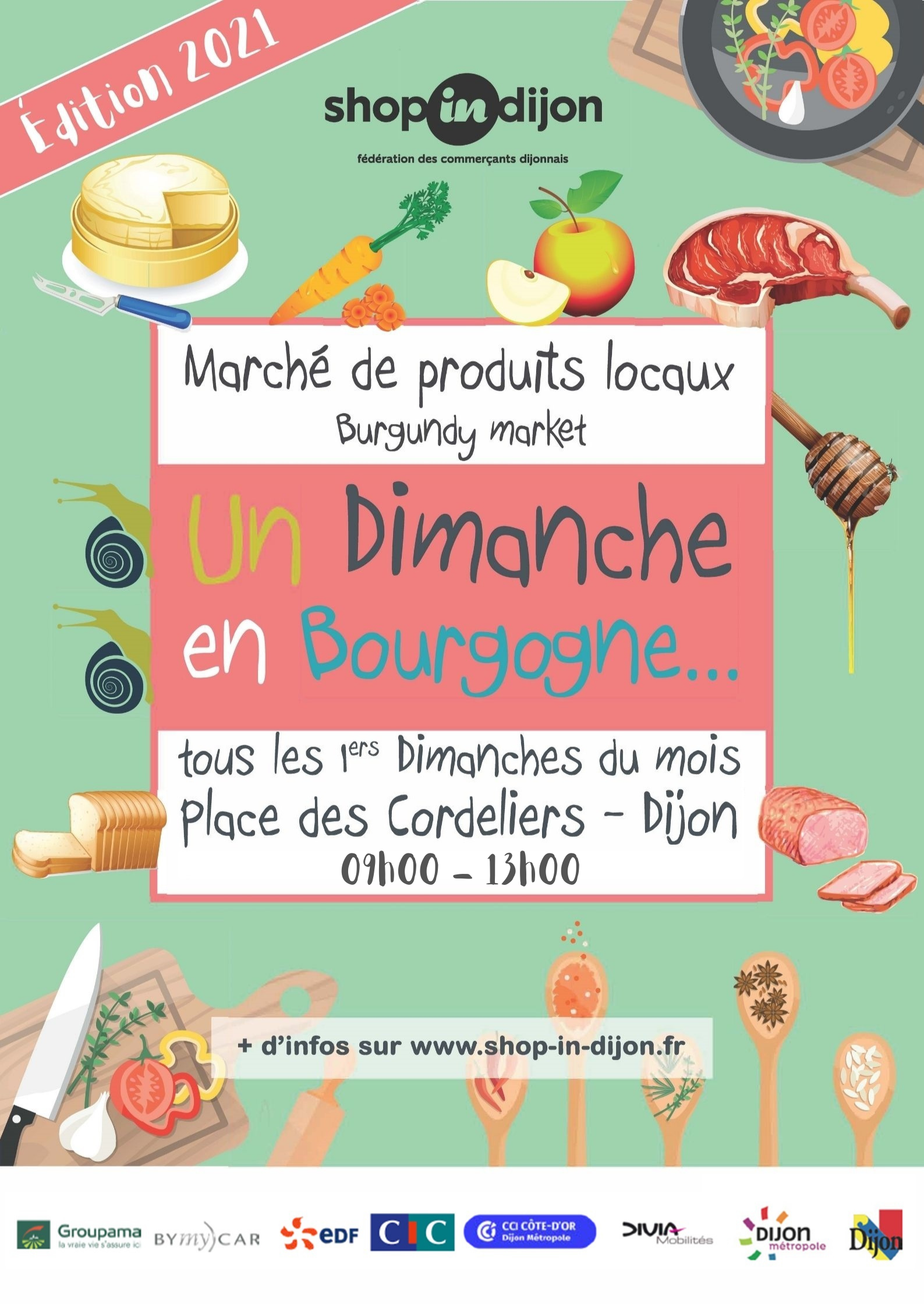 Affiche Un Dimanche En Bourgogne 2021