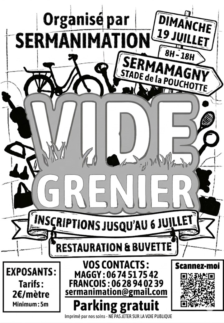 Vide Grenier de SERMAMAGNY