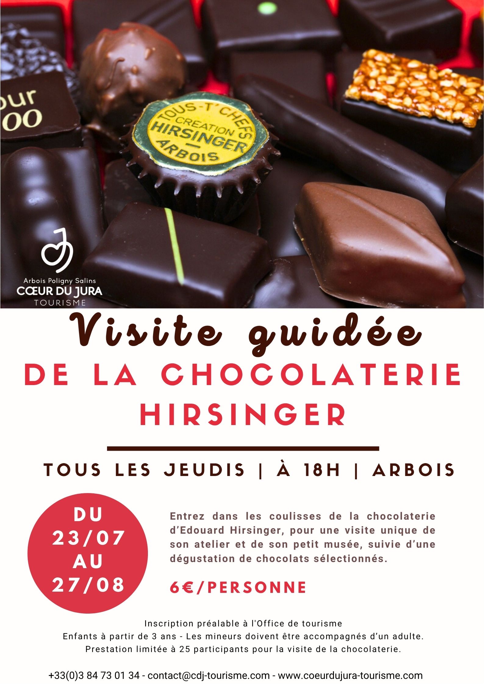 Visite de la Chocolaterie Hirsinger